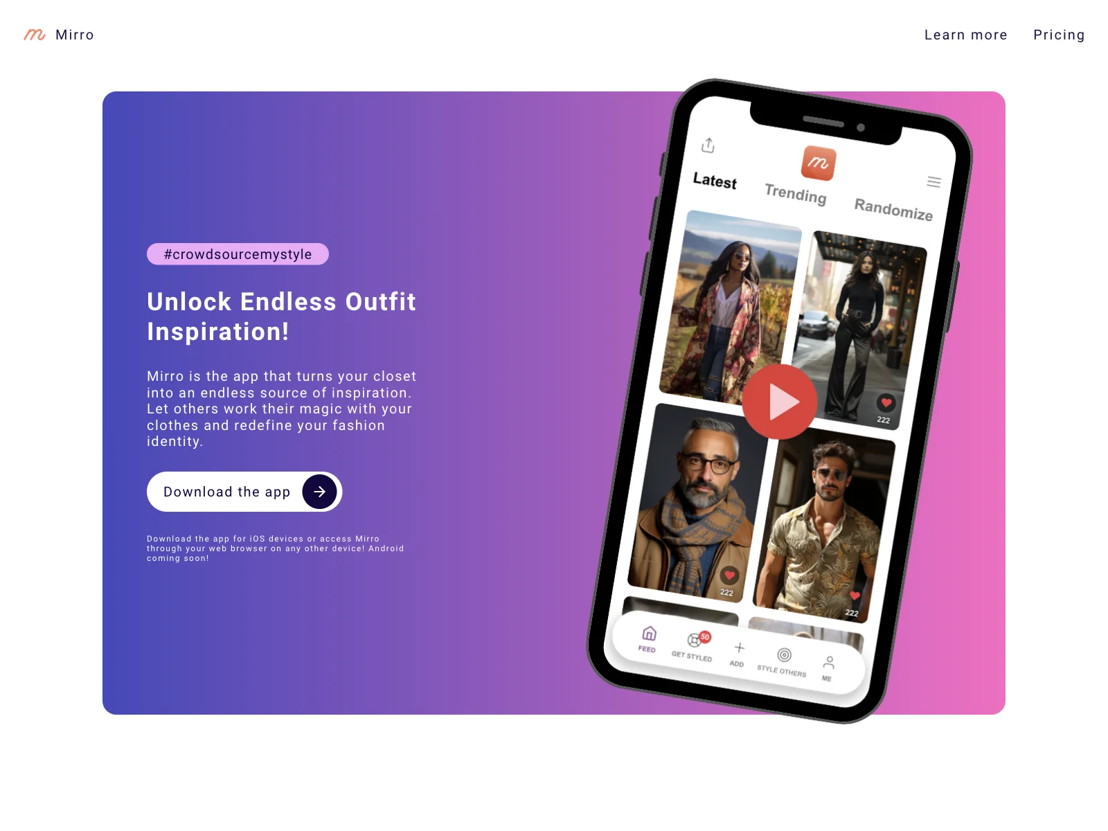 Mirro: Unleash Your Style with Endless Outfit Inspirations