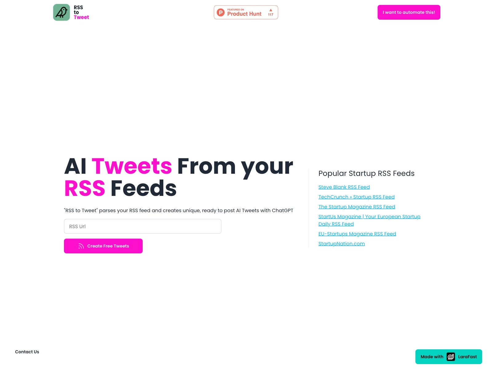 Generate Engaging AI Tweets from RSS Feeds