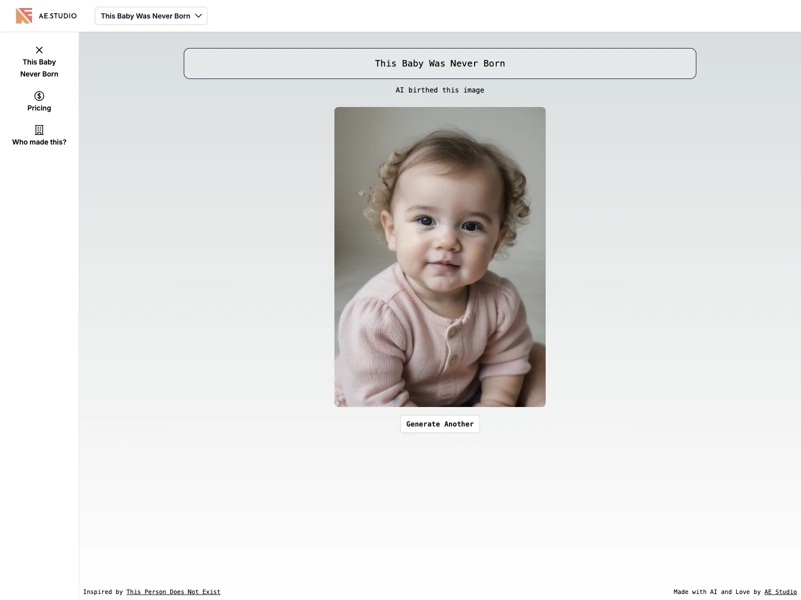 This Baby Was Never Born - Revolutionizing AI Image Generation