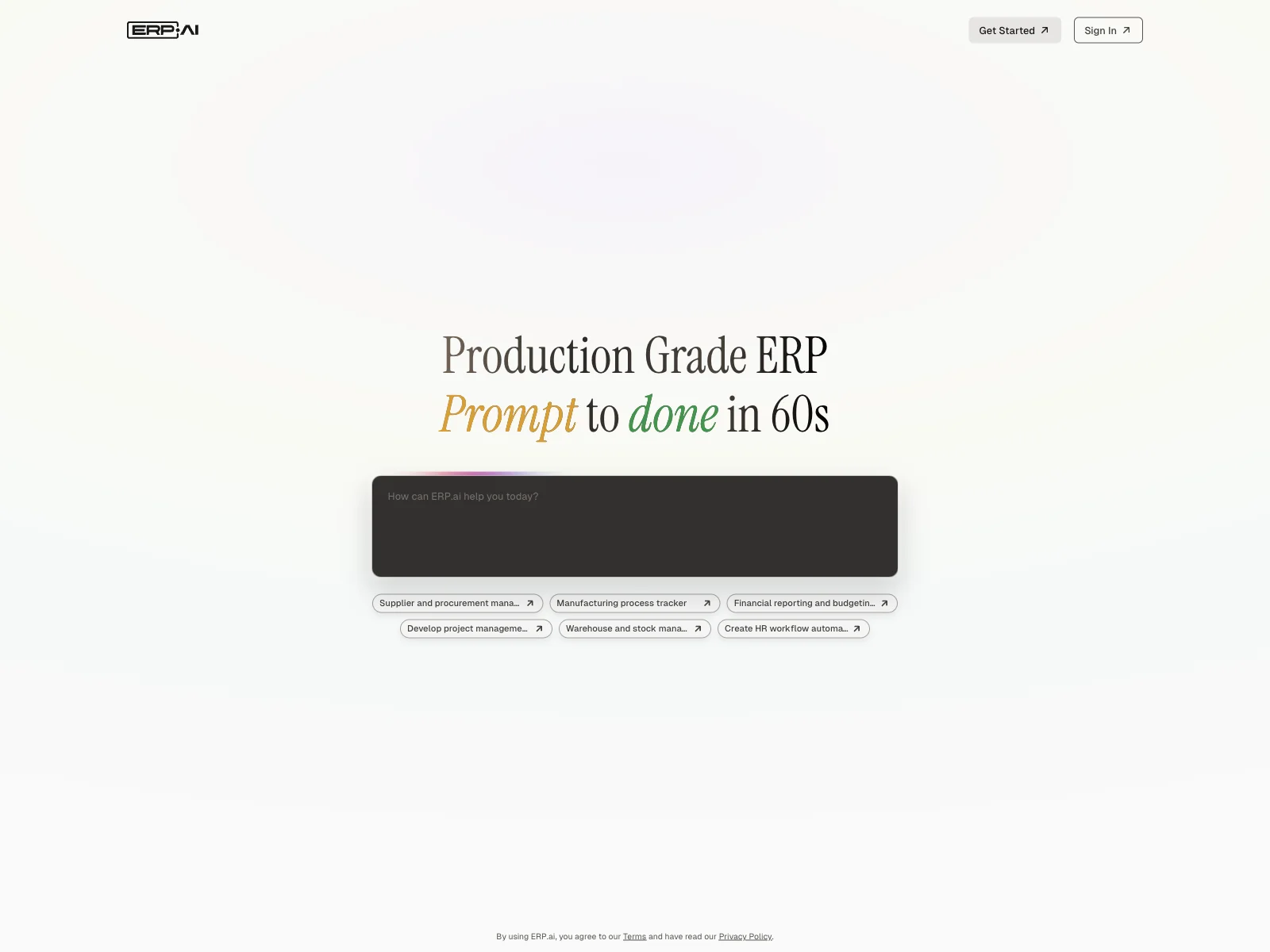 ERP.ai: Simplifying Business Processes for Enhanced Productivity