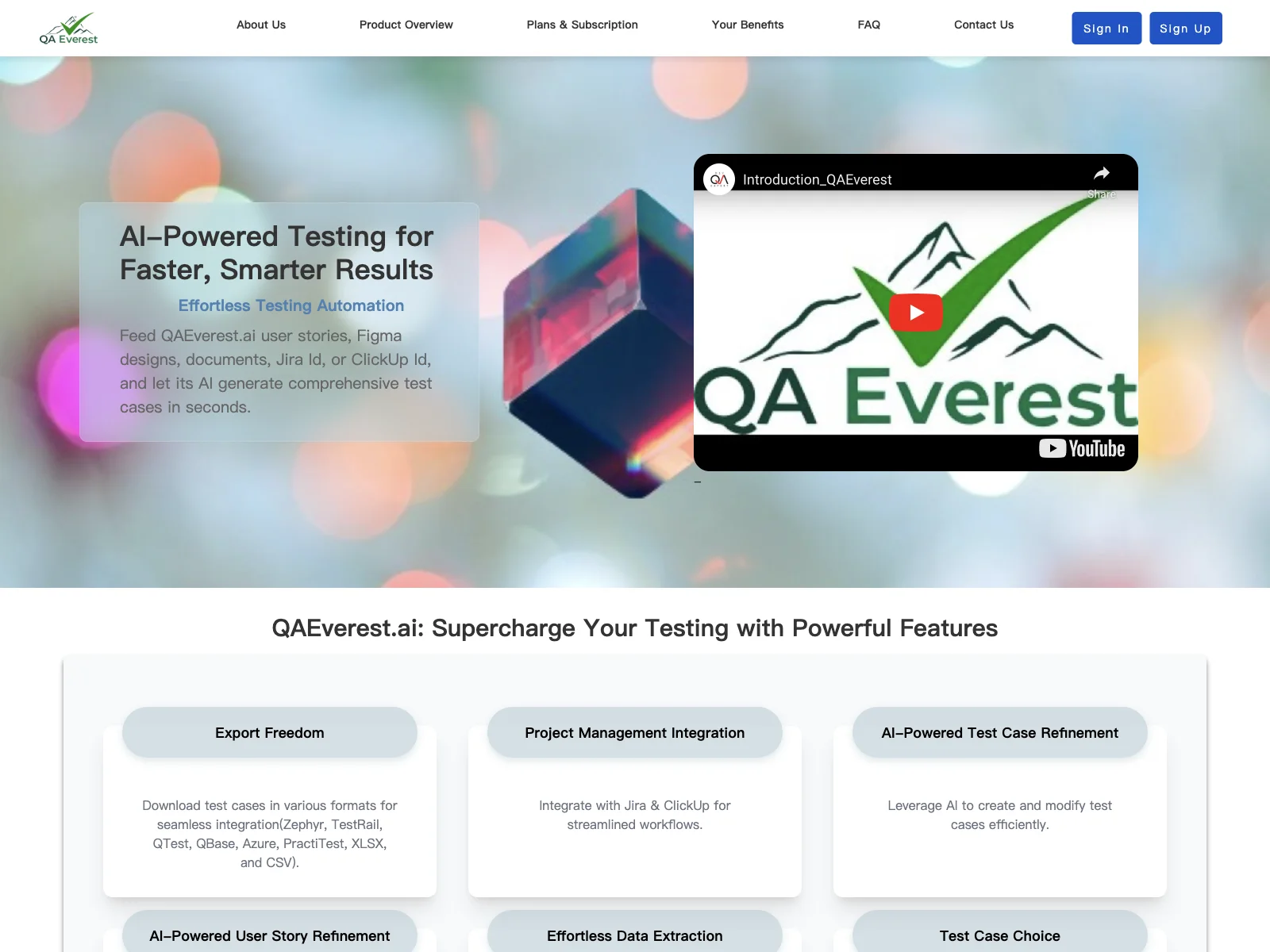 QAEverest: Revolutionize Your Testing with AI-Powered Automation