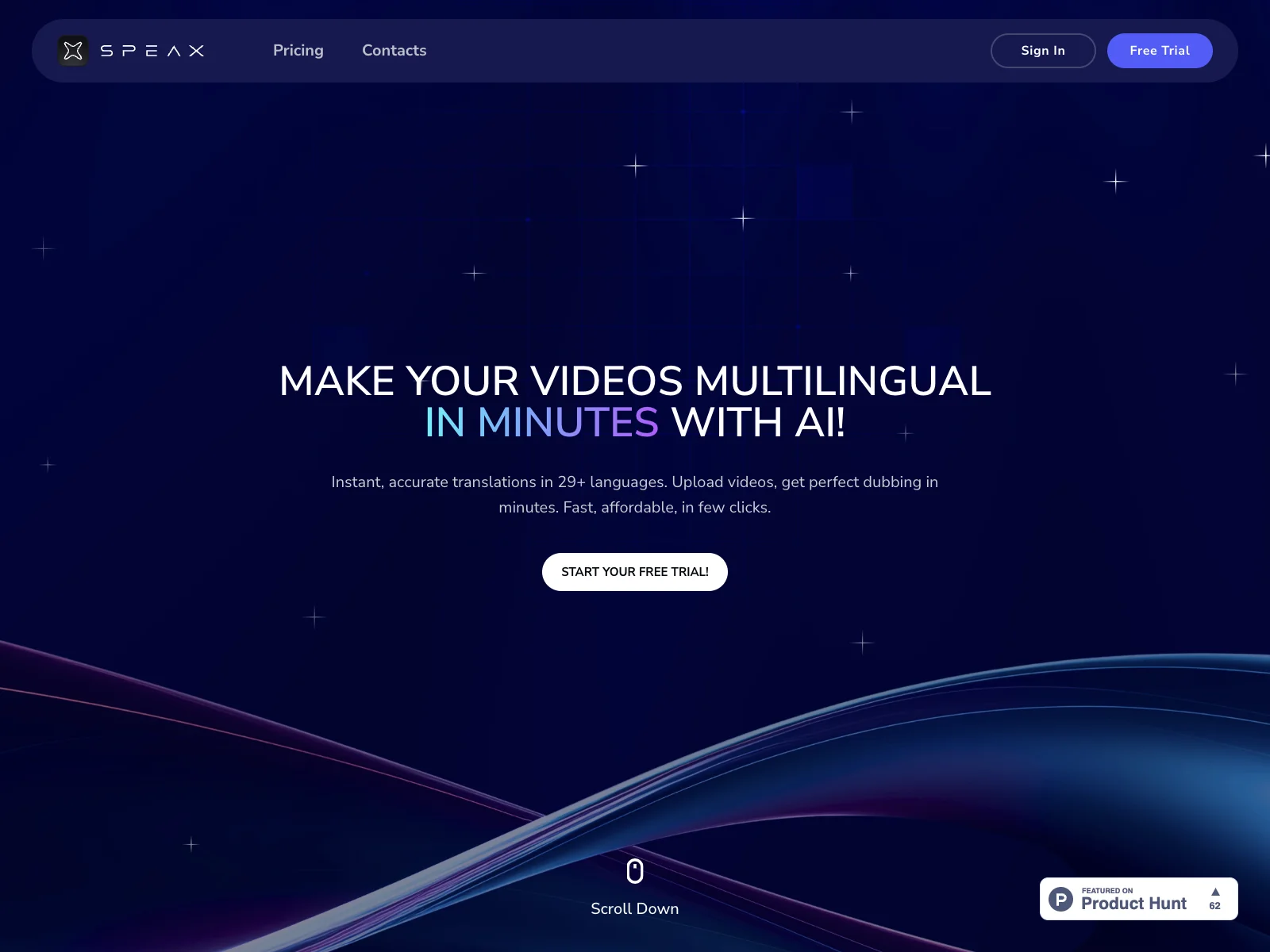 Speax AI: Transform Your Videos with Multilingual Dubbing