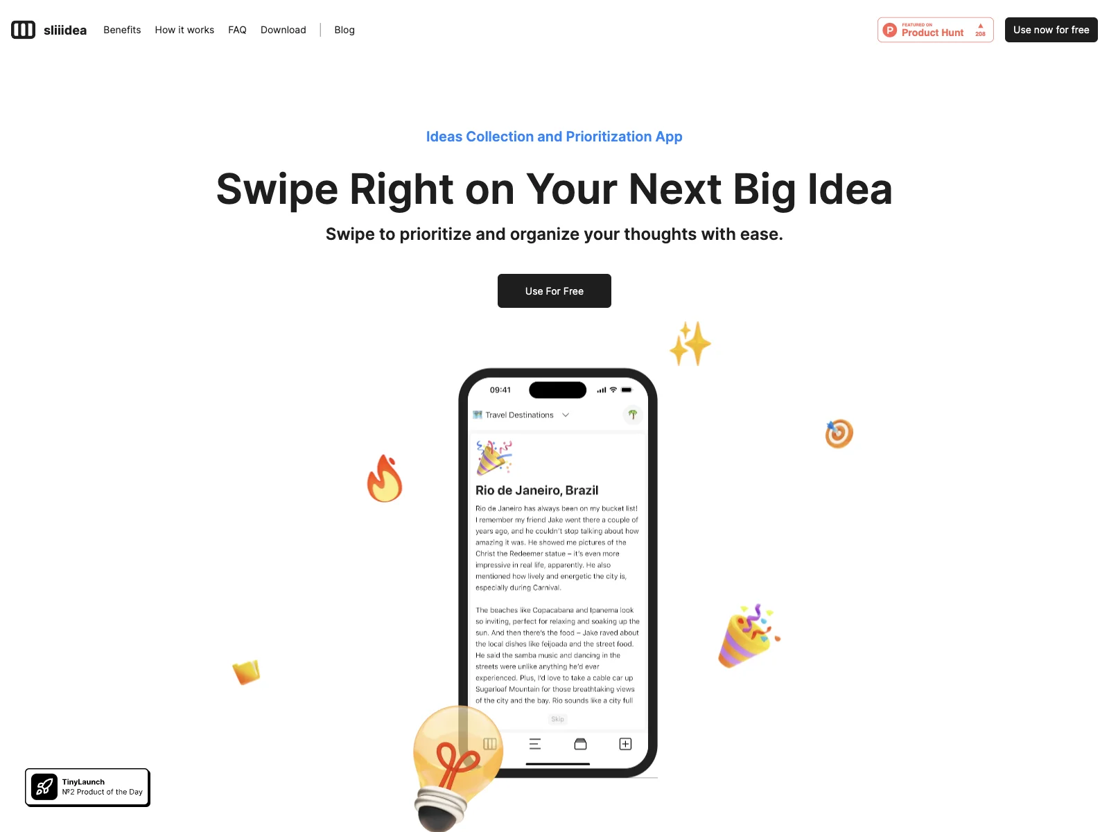 sliiidea: Streamlining Ideas Collection and Prioritization