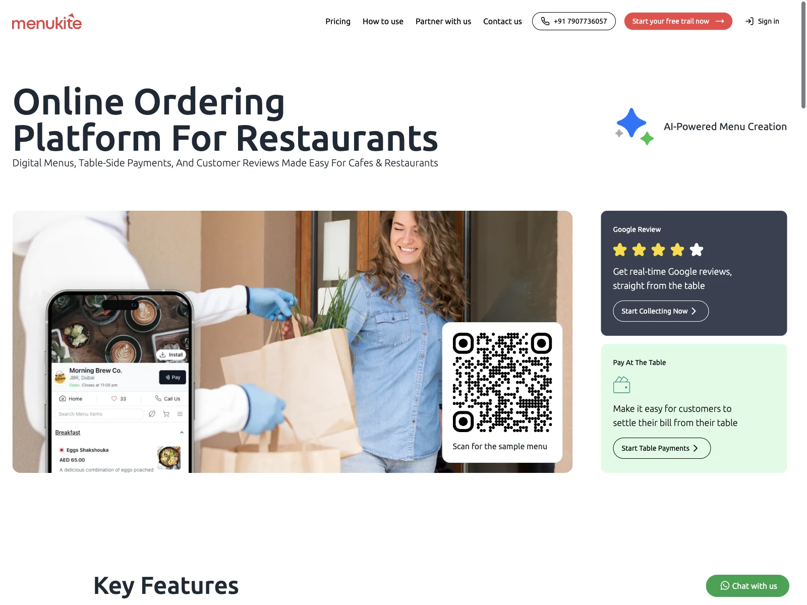 Menukite: Empowering Restaurants with AI-Powered Solutions