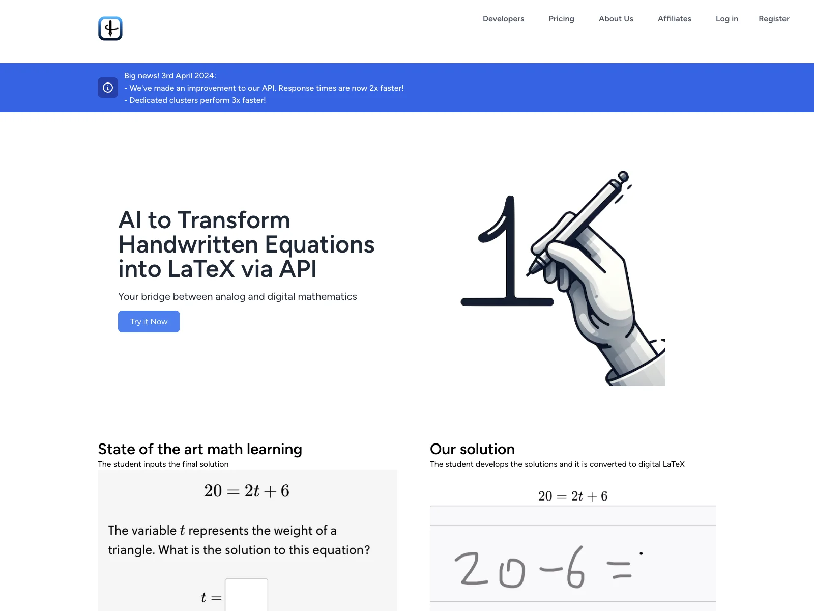 MathHandwriting: Transform Handwritten Equations with AI