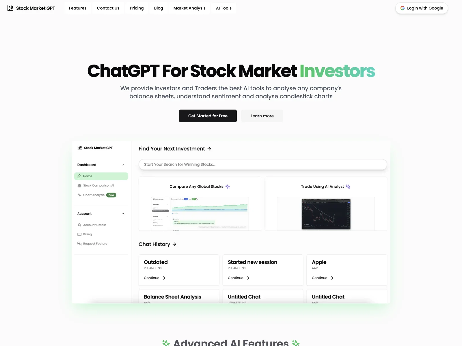 Stock Market GPT - Empowering Investors with AI Insights