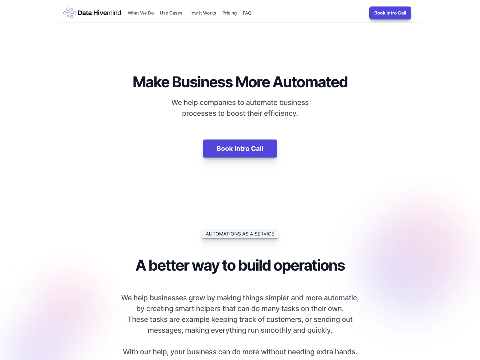 Data Hivemind: Automating Business for Enhanced Efficiency