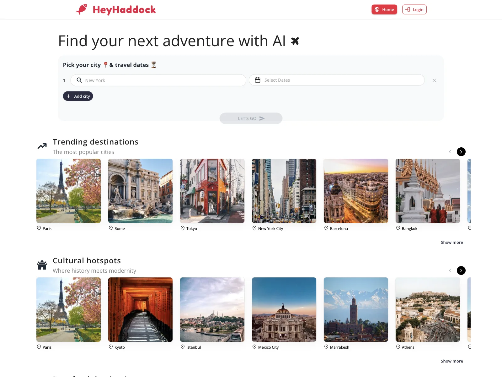 HeyHaddock - Simplify Your Travel Planning with AI