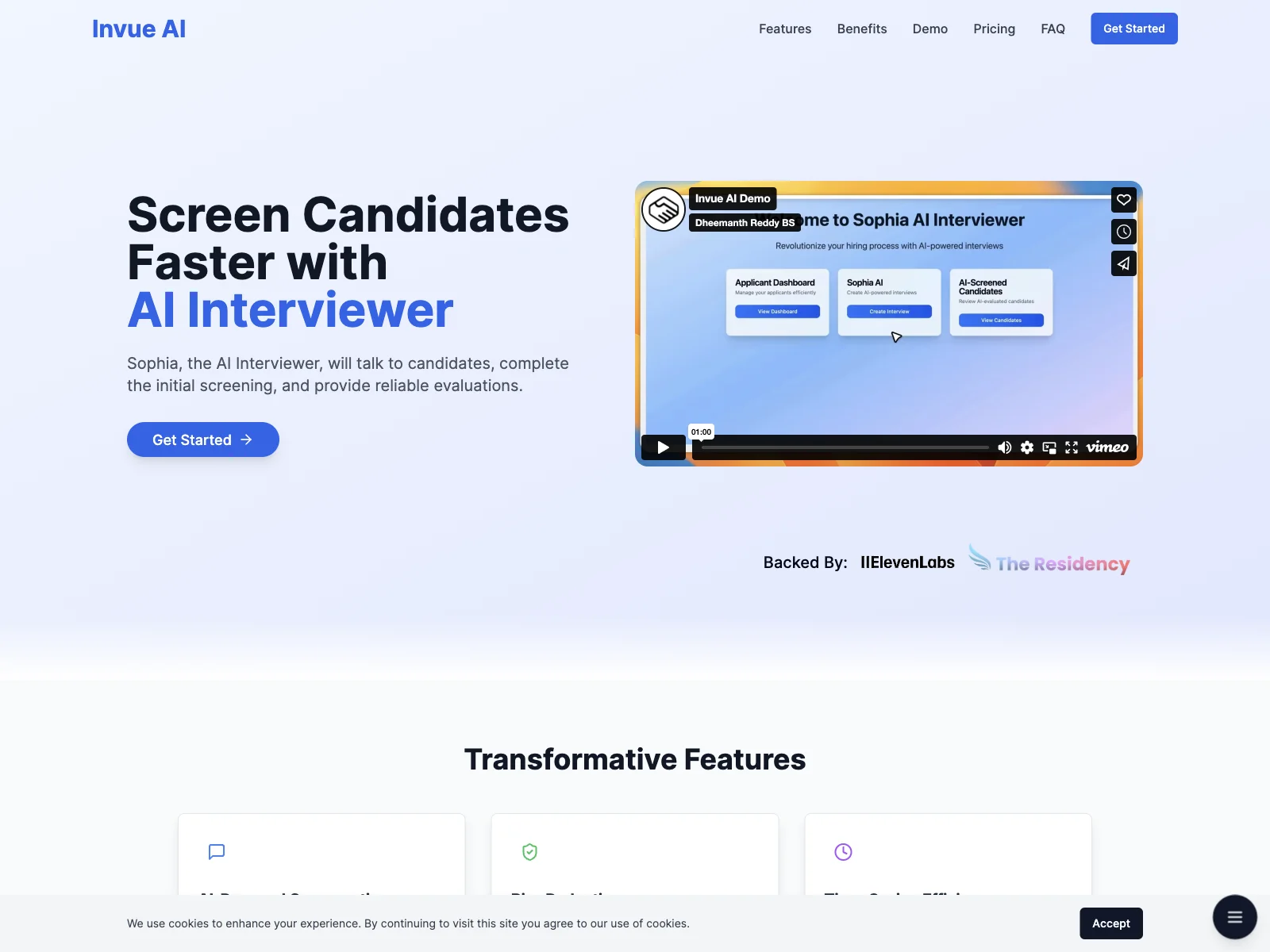 Screen Candidates Faster with Invue AI