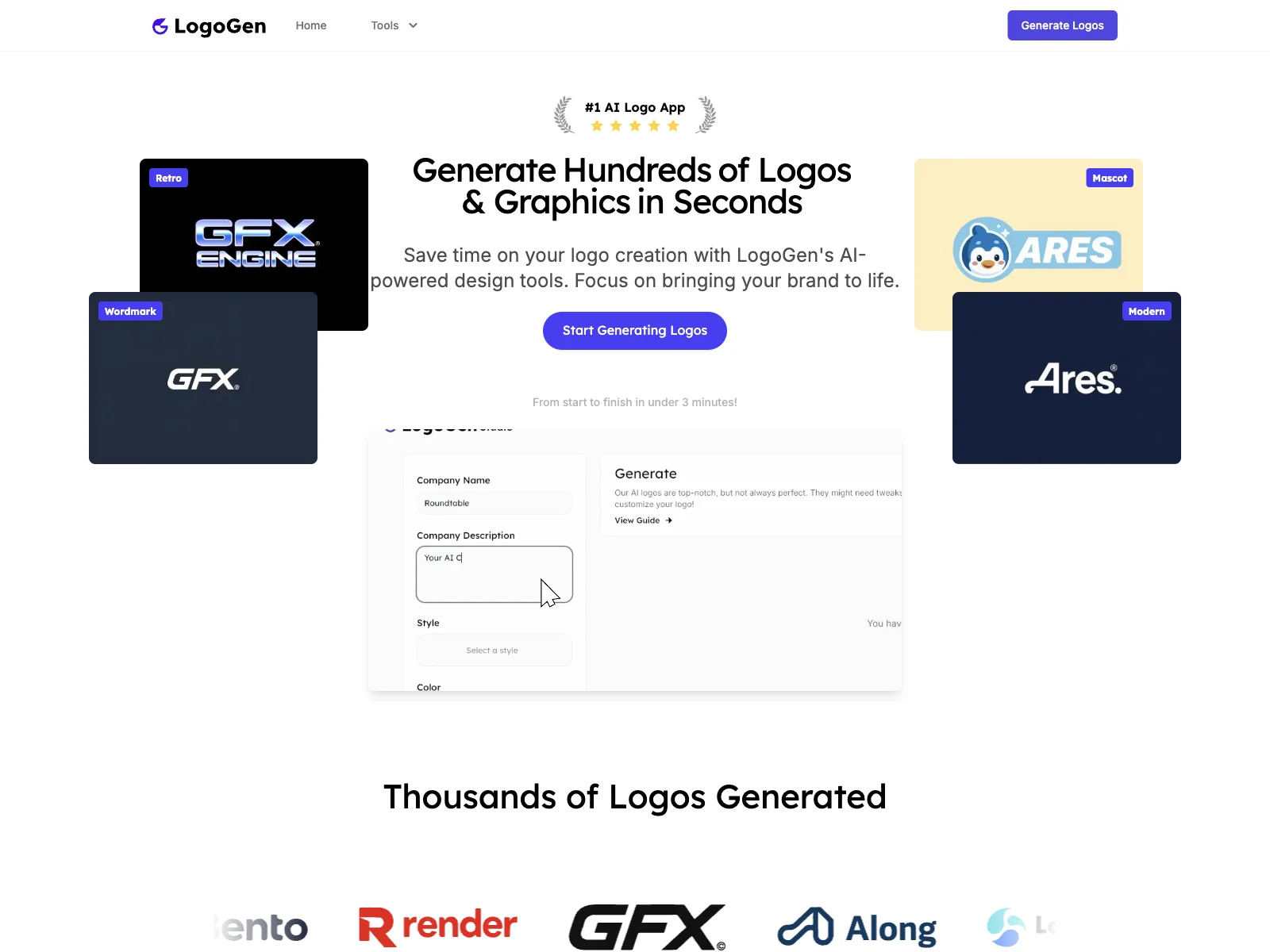 LogoGen: Instant Professional Logos & Graphics Generator