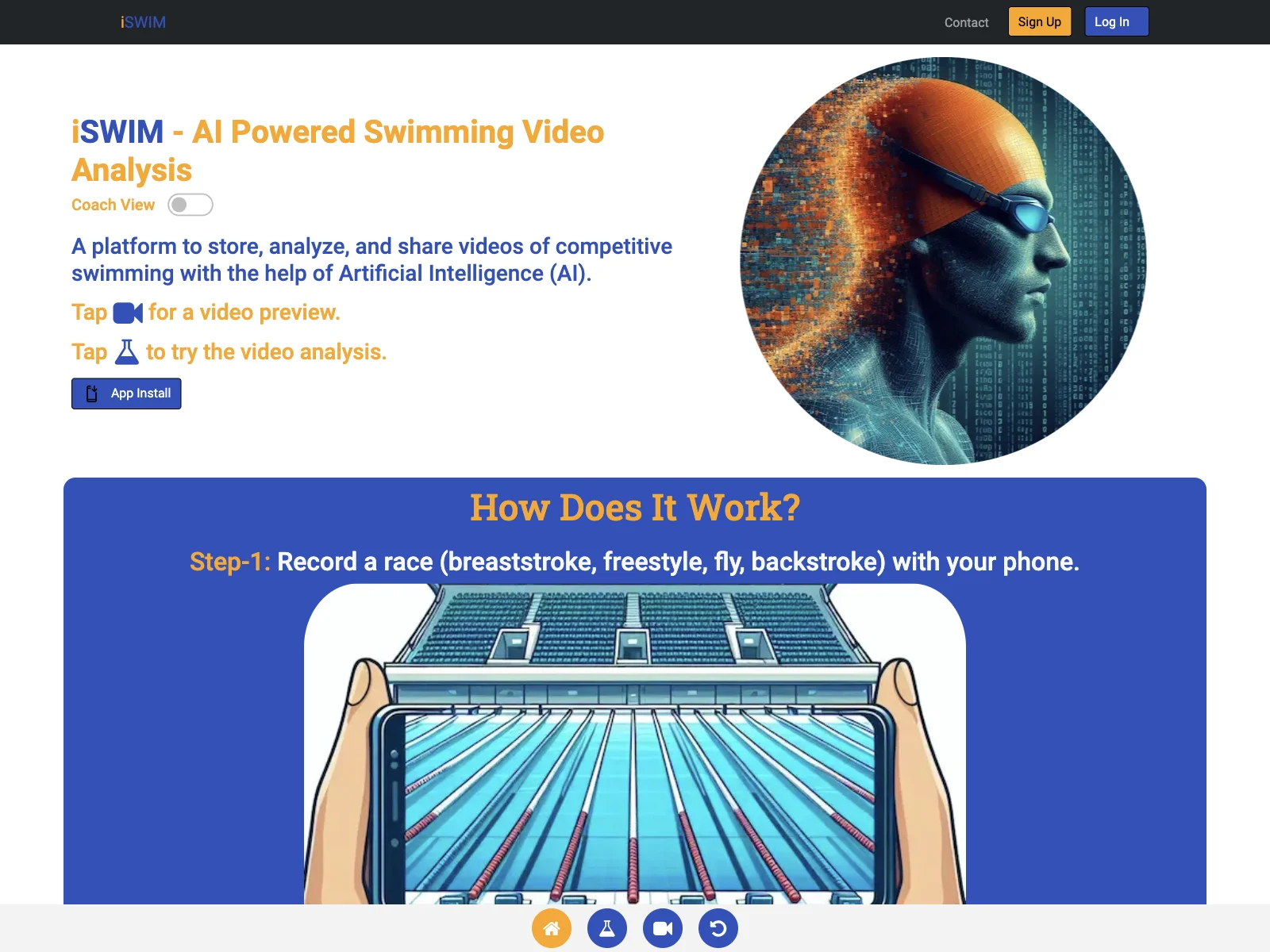 Swimming Video Analysis AI | Improve Performance with iSWIM