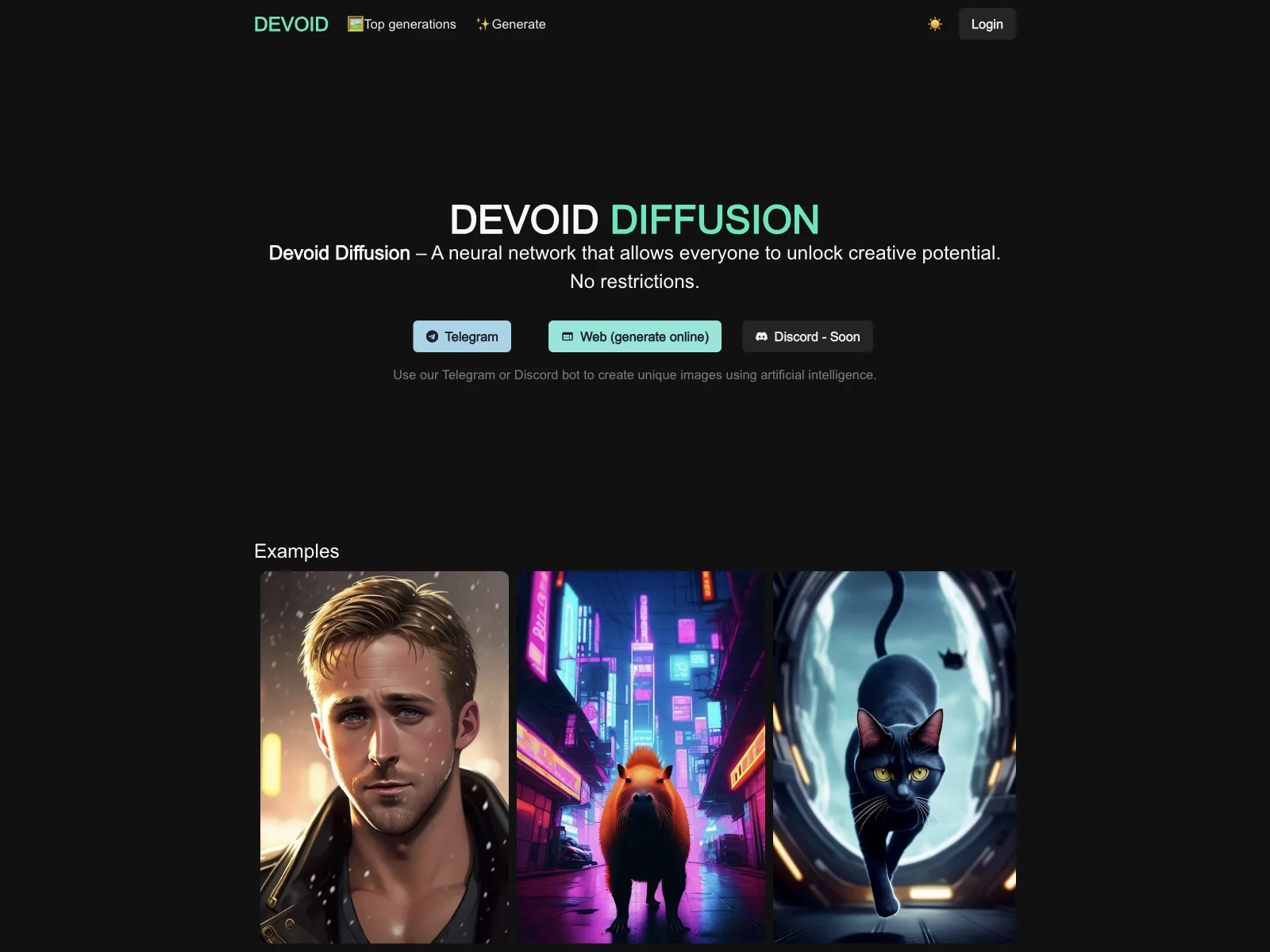 Devoid AI: Unlock Your Creativity with Image Generation