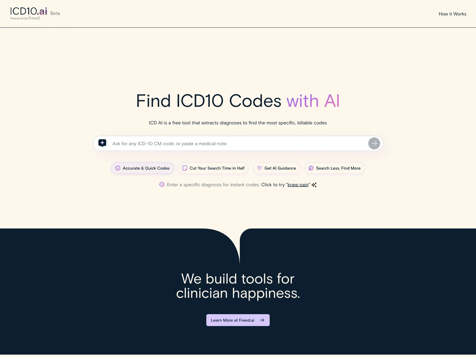 ICD10.ai - Streamlining ICD 10 Code Lookup with AI