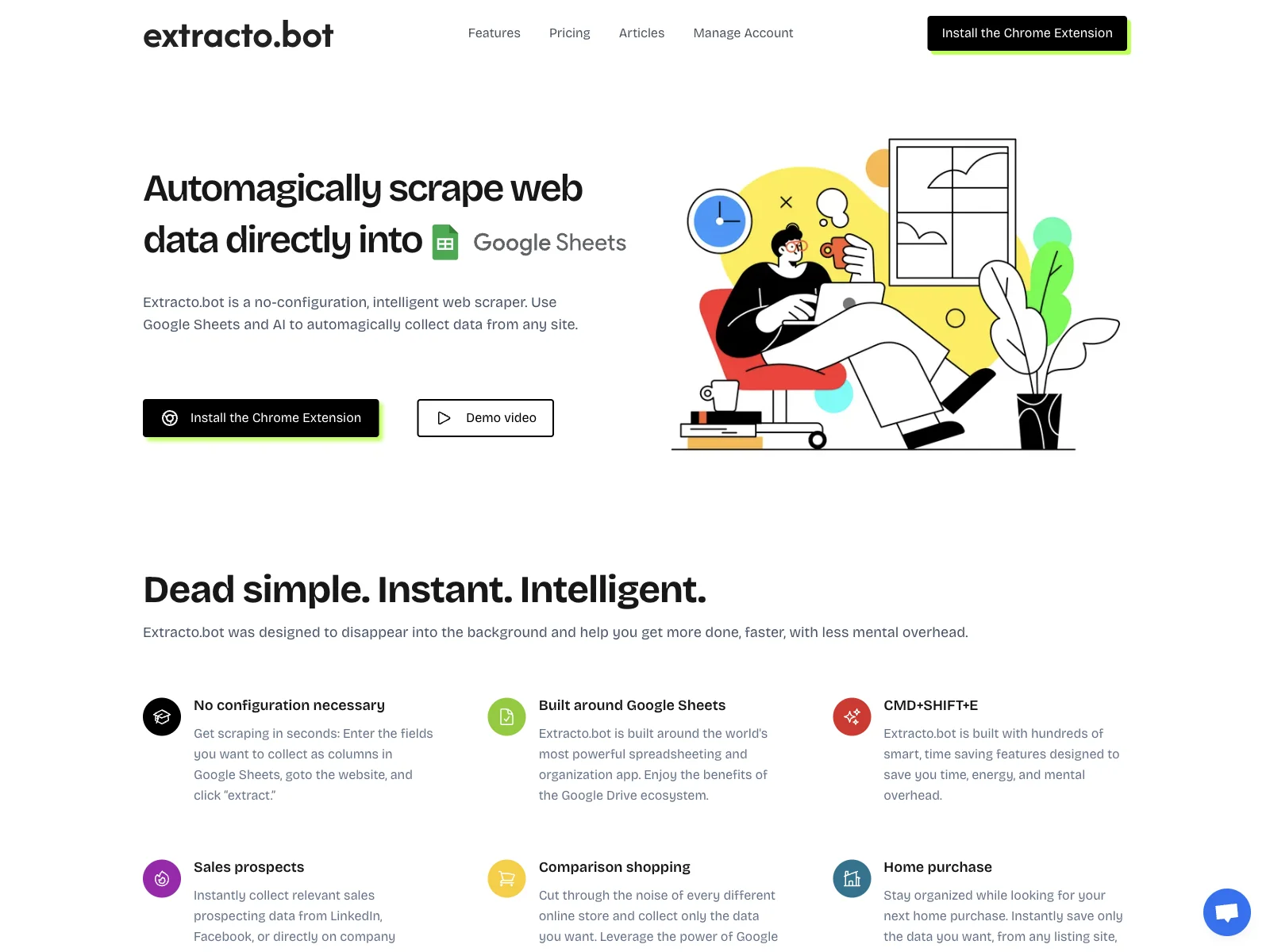 Extracto.bot - Simplifying Web Scraping with AI