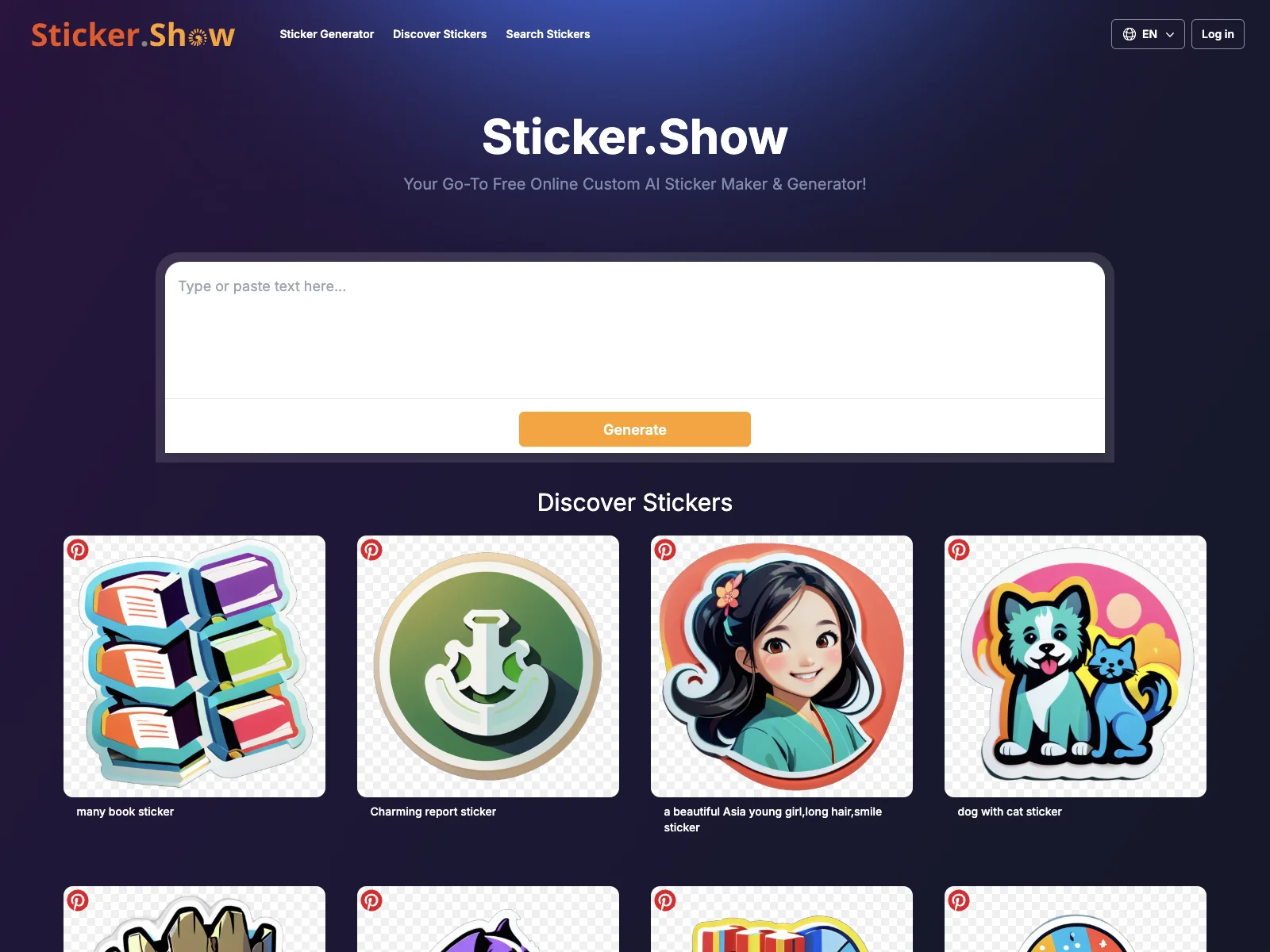 Sticker.Show: Unleash Your Creativity with AI Stickers