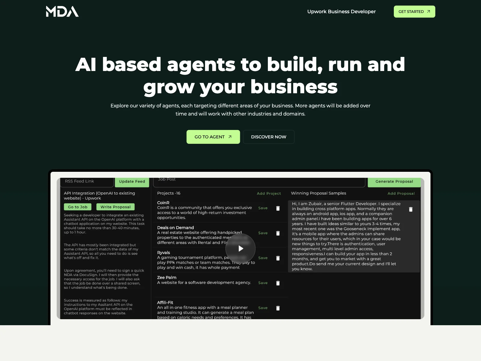 My Dev Agents: Empowering Business Growth with AI Agents