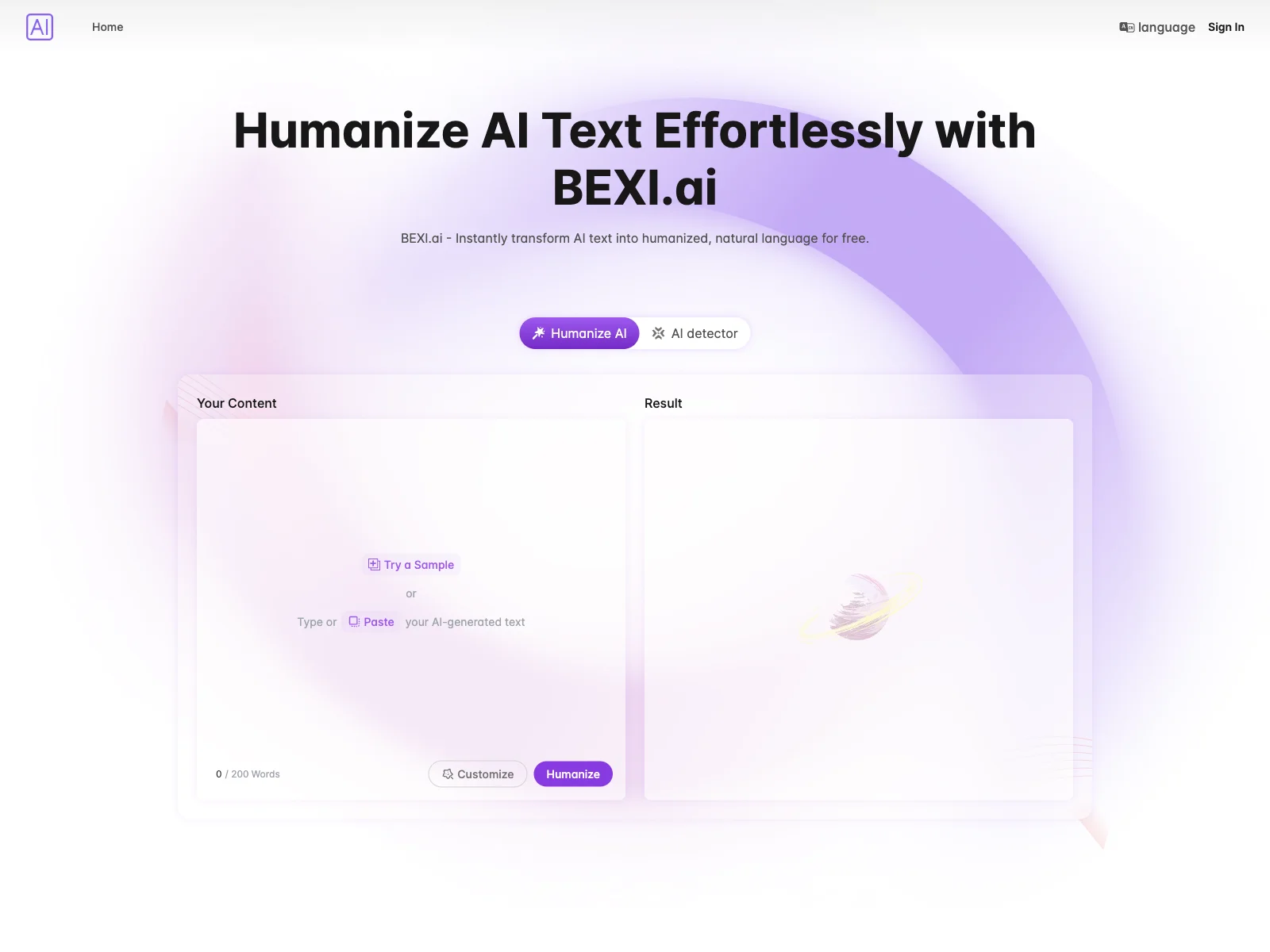 BEXI.ai: The Ultimate Free AI Humanizer Tool for Natural Language