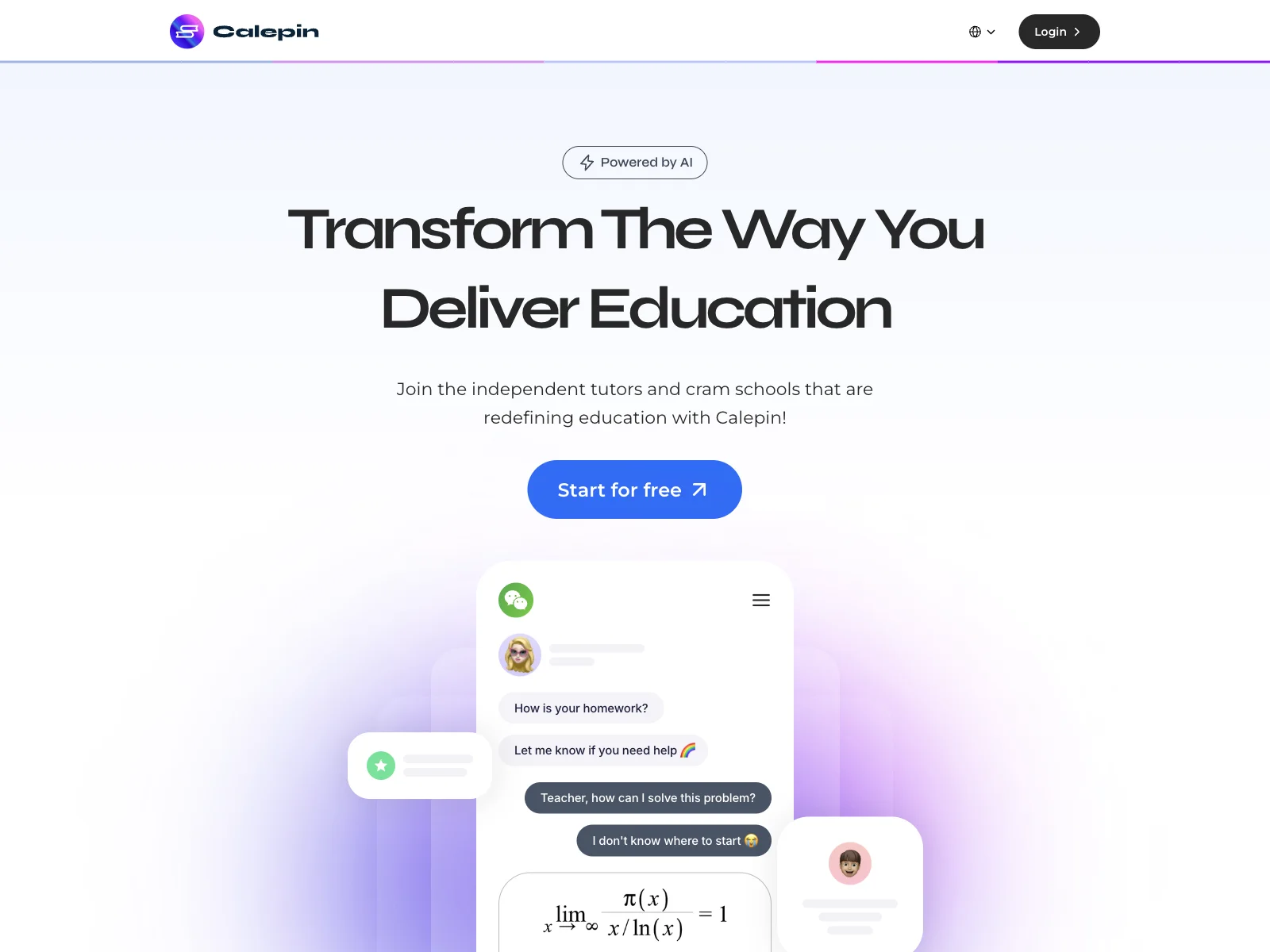 Calepin: Revolutionize Tutoring with AI for Personalized Education