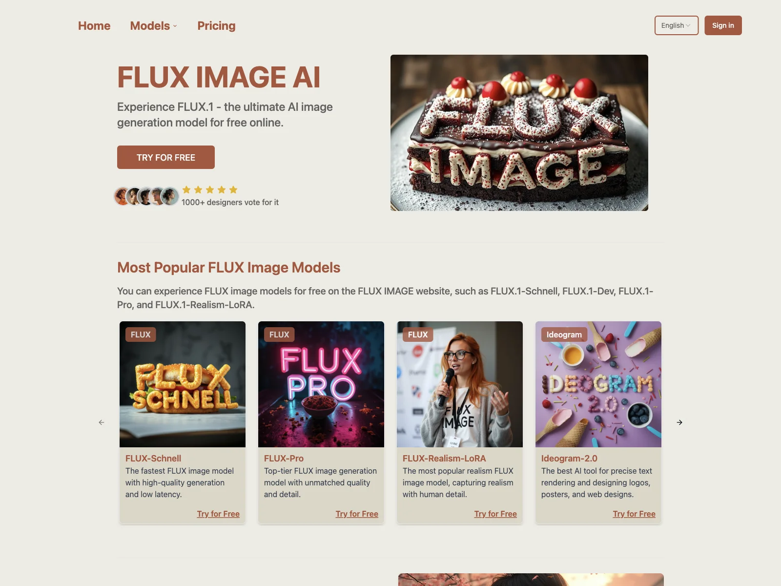 FLUX.1 AI Image Generation Model by FLUX IMAGE: Unleashing Creativity Online