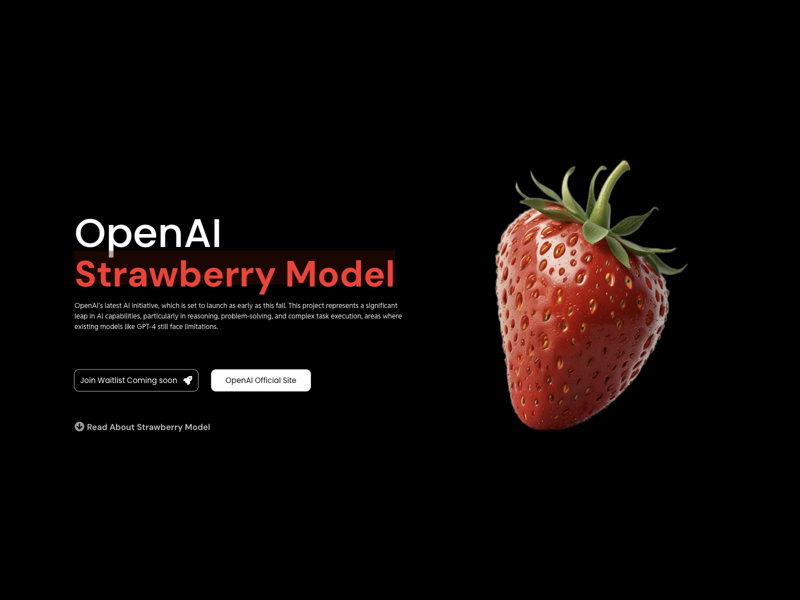 OpenAI Strawberry Model: Enhancing Reasoning & Task Execution