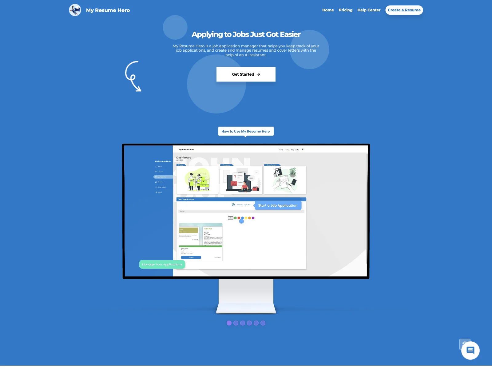 My Resume Hero: Simplify Job Applications with AI