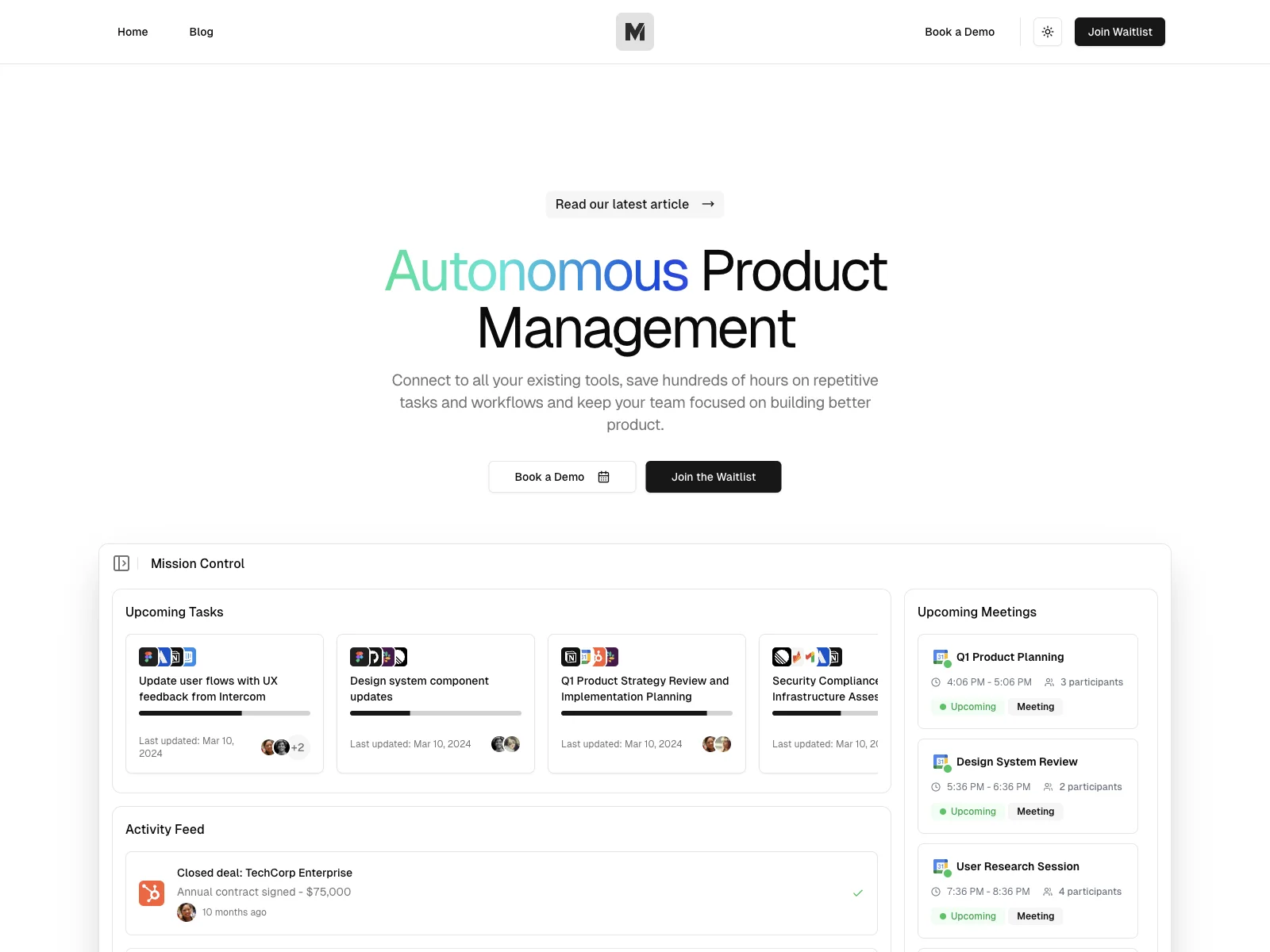 Missio: Empowering Product Teams with Autonomous Workflows for Better Product Building