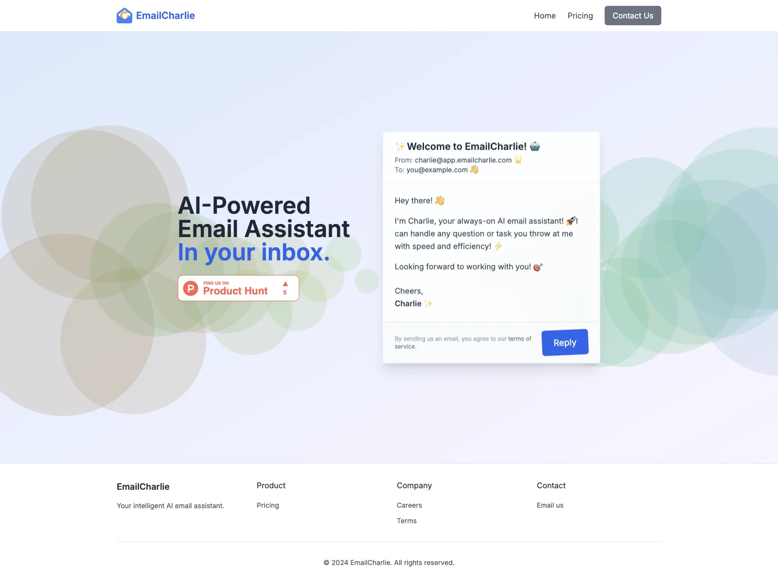 EmailCharlie: Streamline Your Email Workflows with AI