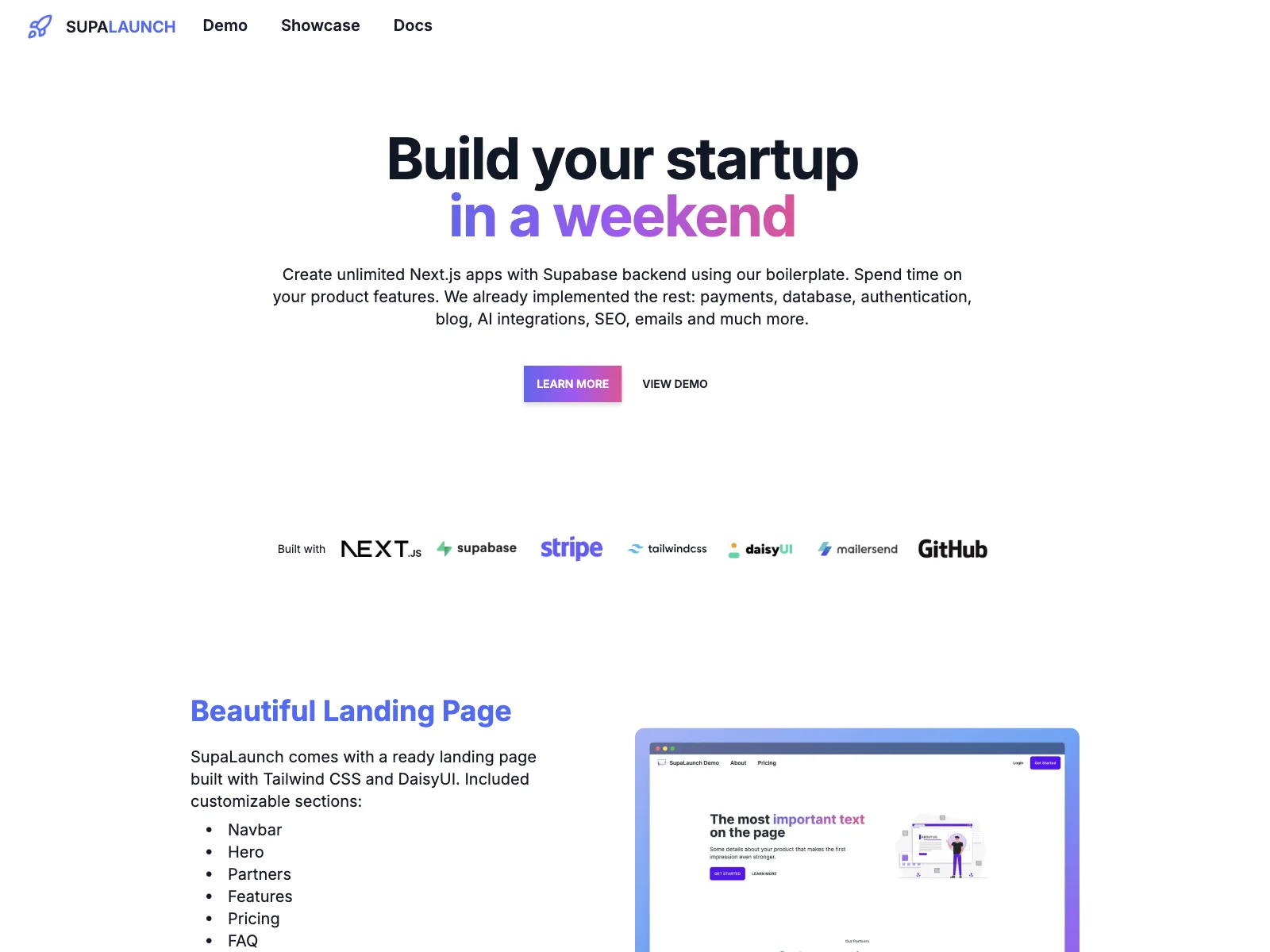 SupaLaunch: The Ultimate Next.js & Supabase Starter Kit for Quick Startup Building