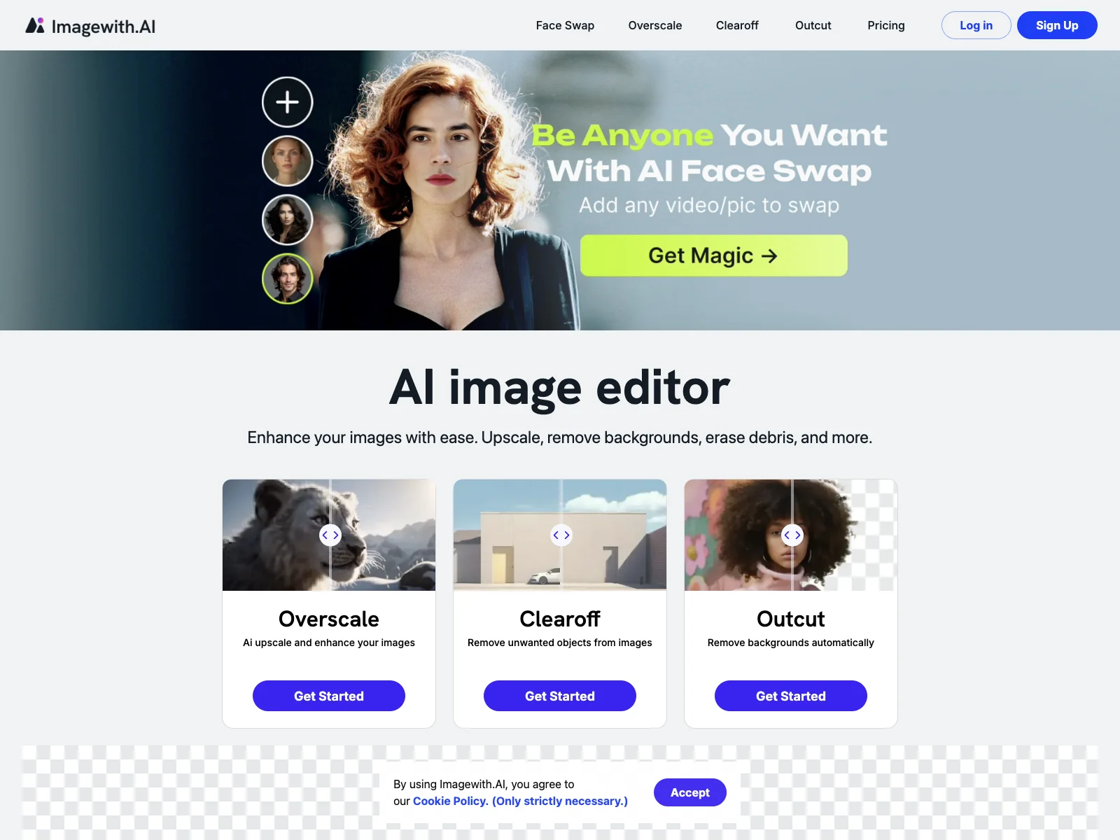 Imagewith.AI: The Ultimate AI-Powered Image Editor for Stunning Visuals