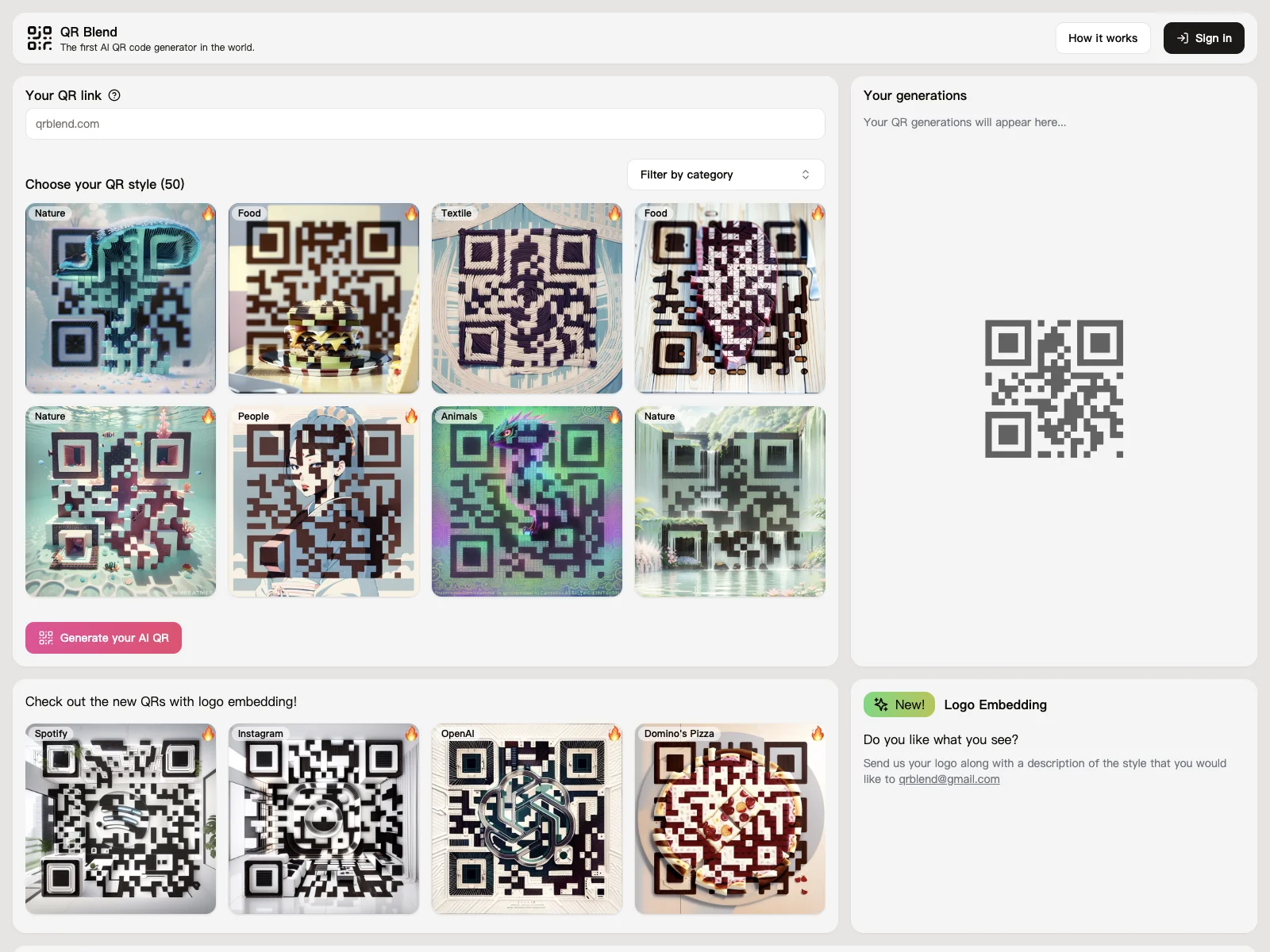 QR Blend: The AI-Powered QR Code Generator for Custom and Engaging QRs