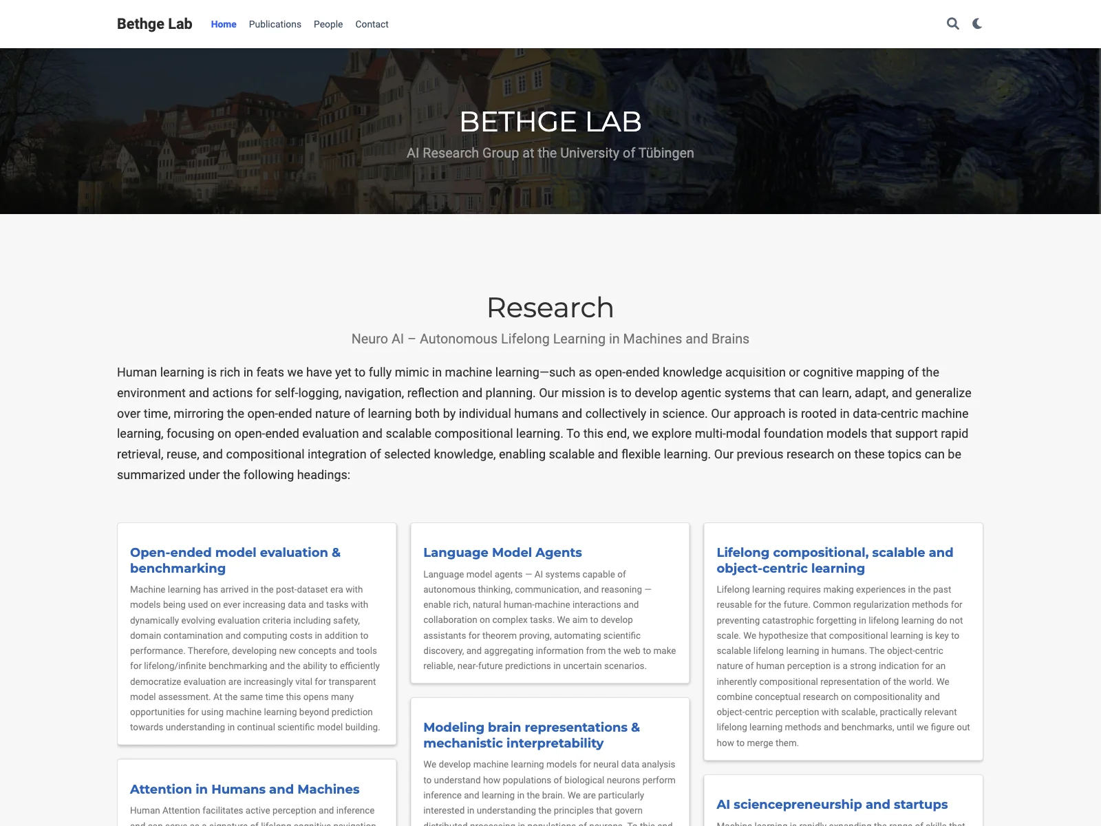 Bethge Lab: Revolutionizing AI Research with Lifelong Learning and Advanced Applications