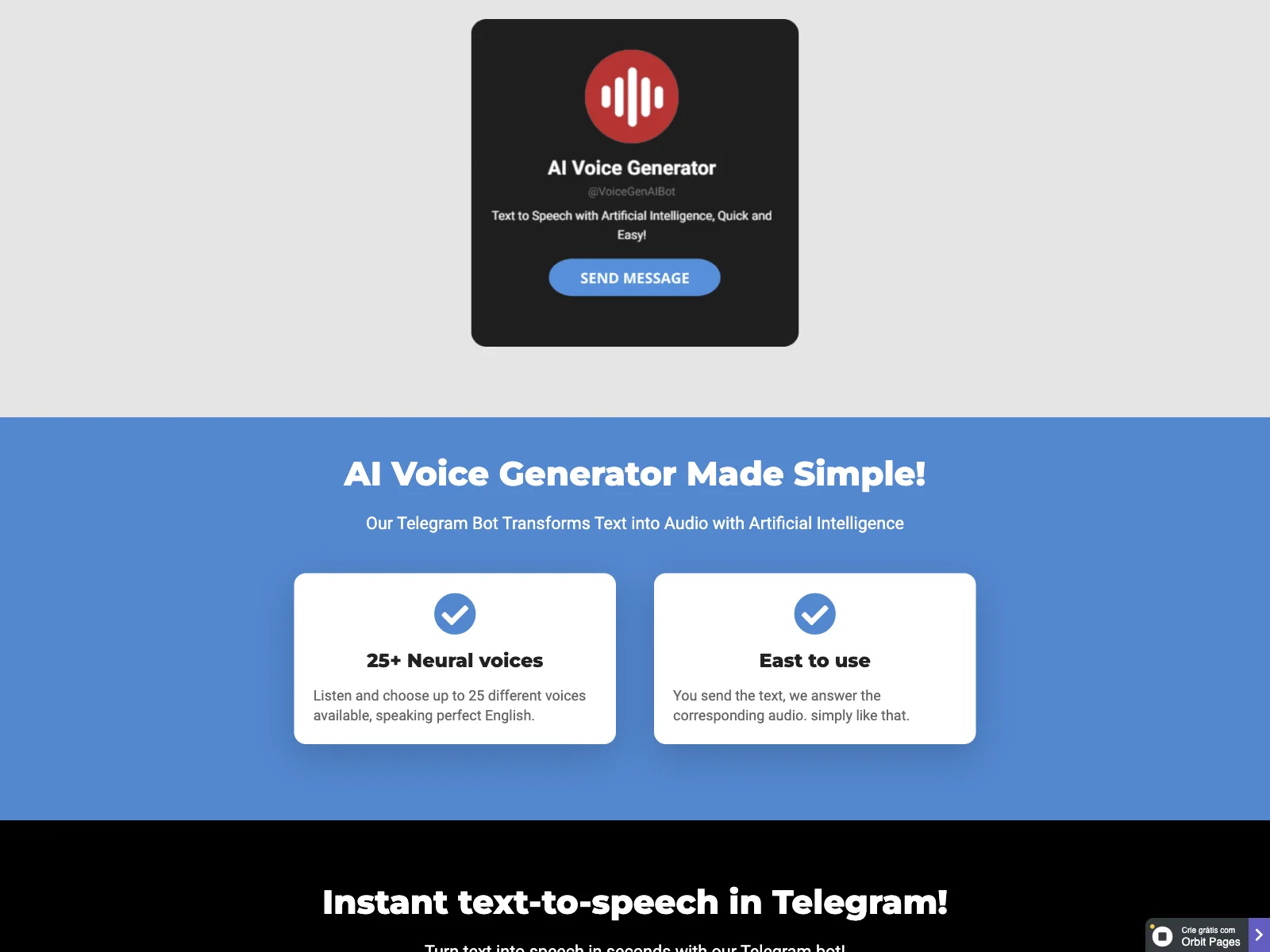 AI Voice Generator Bot: Transform Text to Audio Instantly