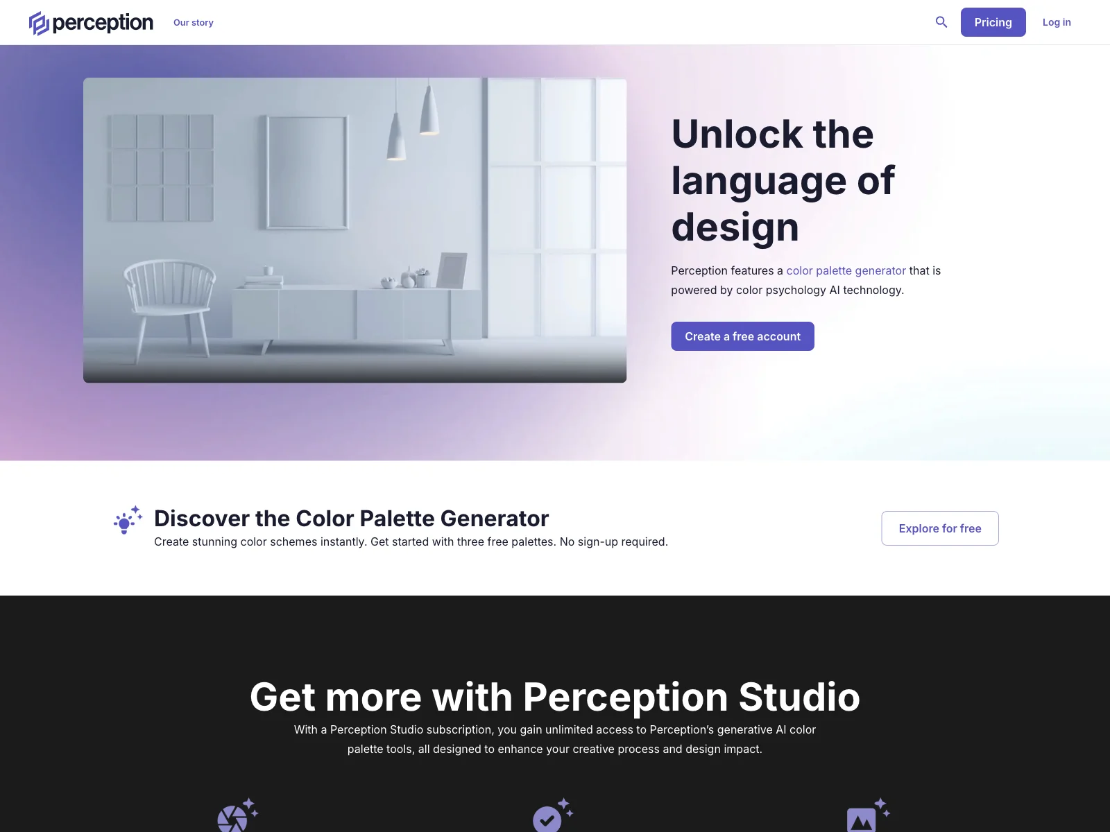 Perception: AI-Powered Color Palette Generation for Enhanced Design Impact