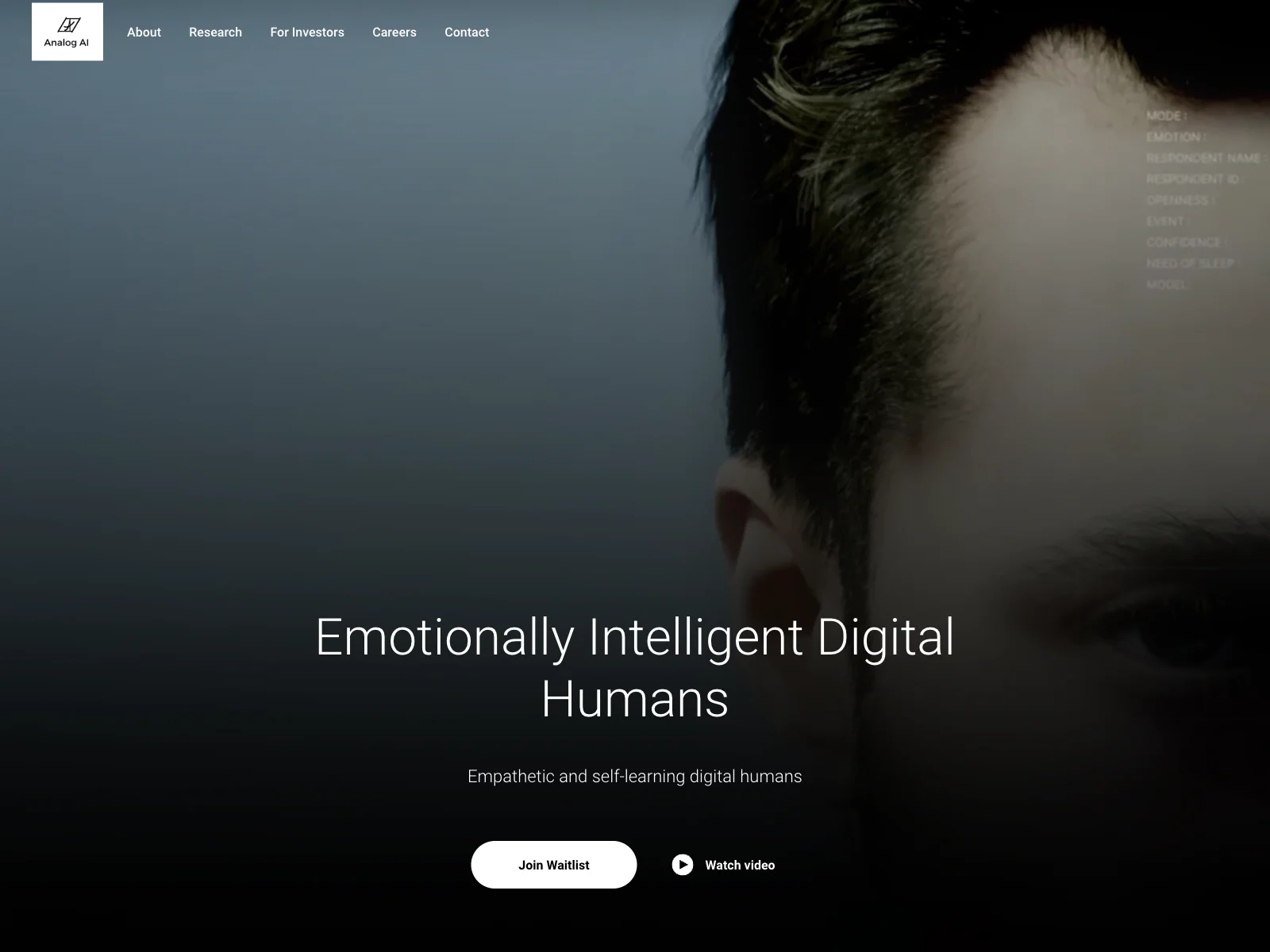 Analog AI: Emotionally Intelligent Digital Humans for Authentic Interactions