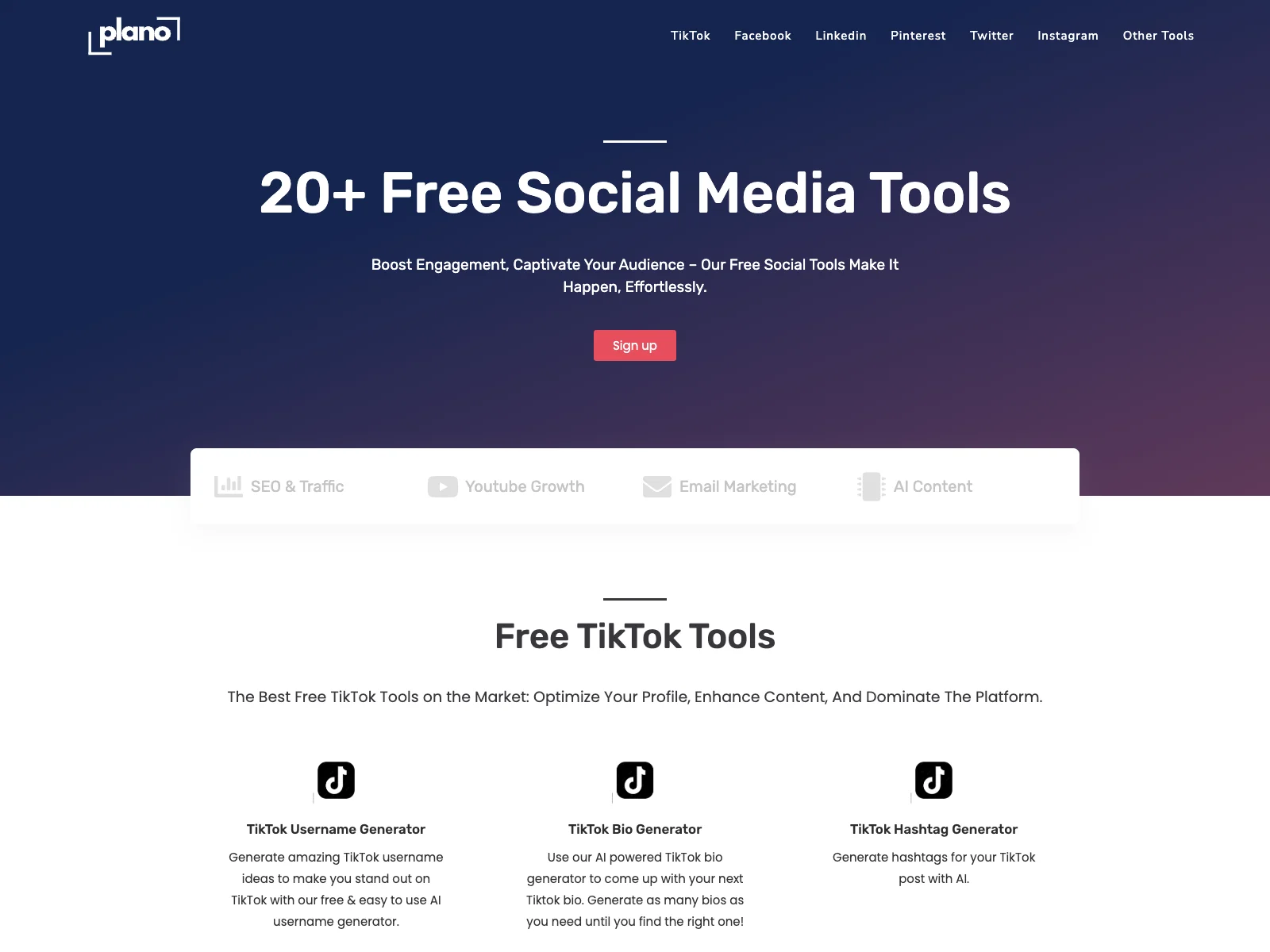 Plano: Enhance Your Social Media Presence with Free Tools