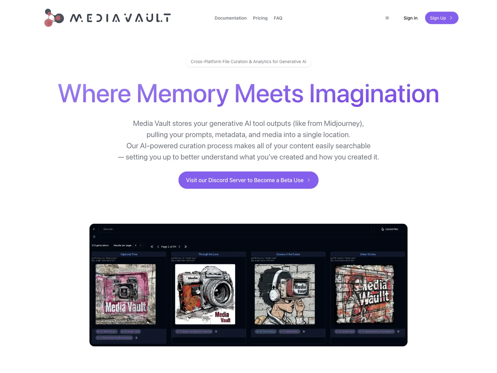 Media Vault AI: Your AI-Powered Media Curator for Enhanced Generative AI Management