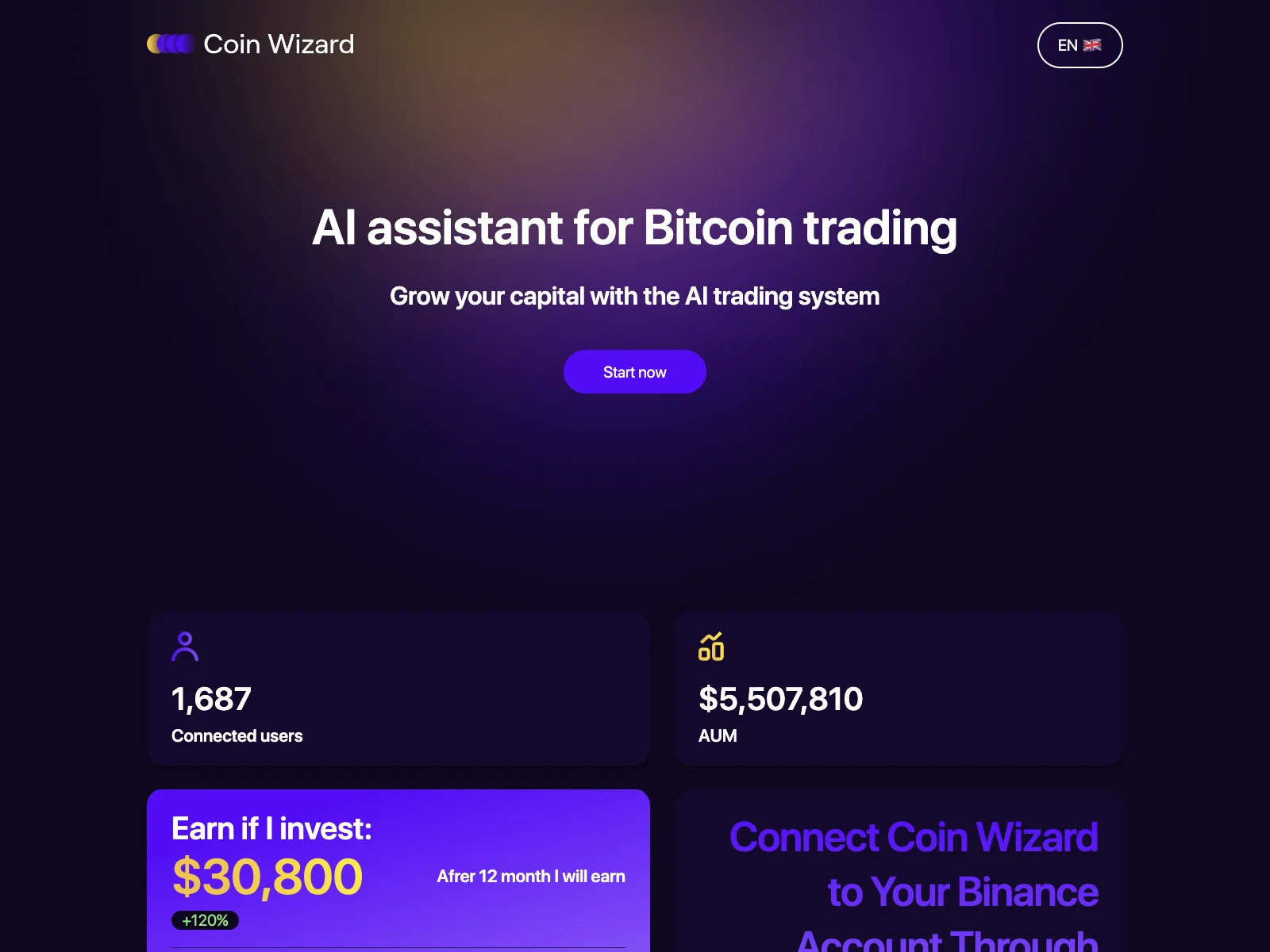 Coin Wizard: Grow Your Bitcoin Capital with AI