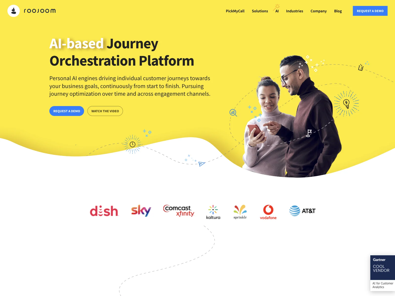 Roojoom: AI-Based Personal Journey Orchestration for Enhanced Customer Experiences