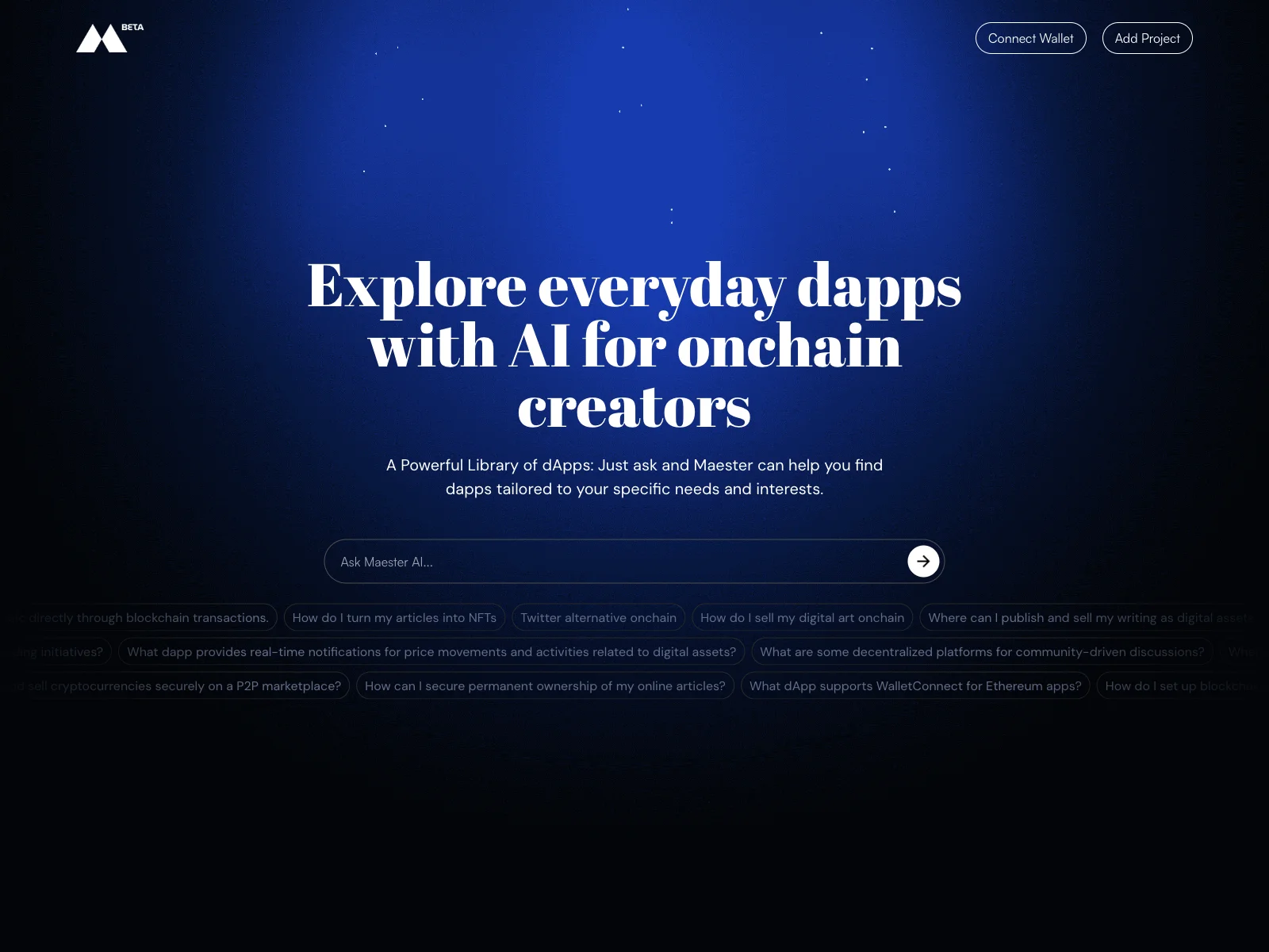 Maester: Your AI-Powered Guide for Onchain Creators' Success