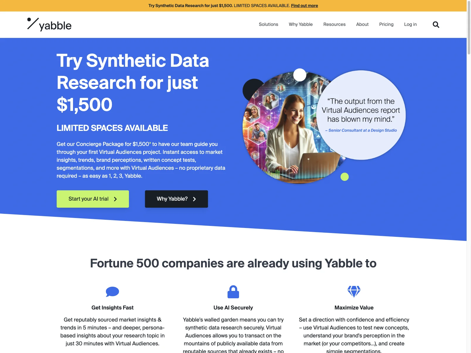 Yabble: Unleashing Effortless Insights for All Research Stages