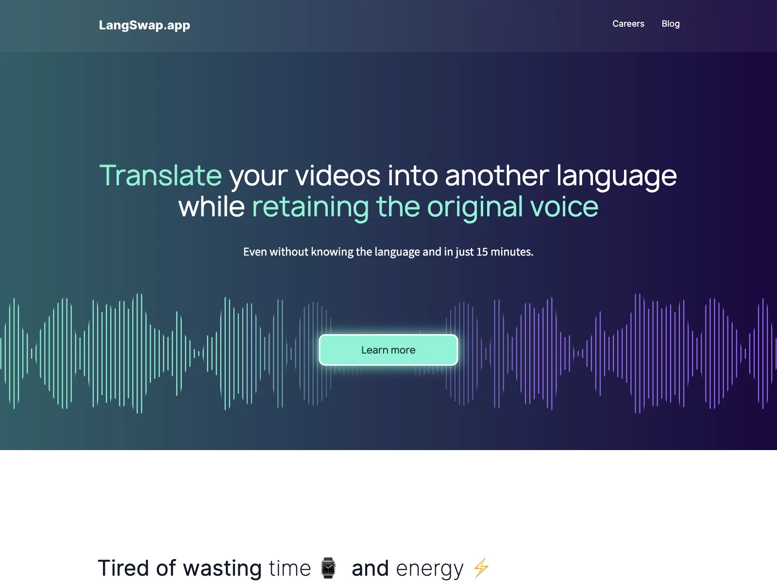 LangSwap: Translate Videos Effortlessly with Original Voice