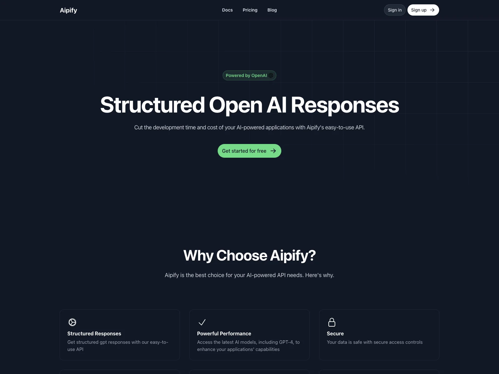 Aipify: AI-Powered API for Faster & Cost-Effective App Development