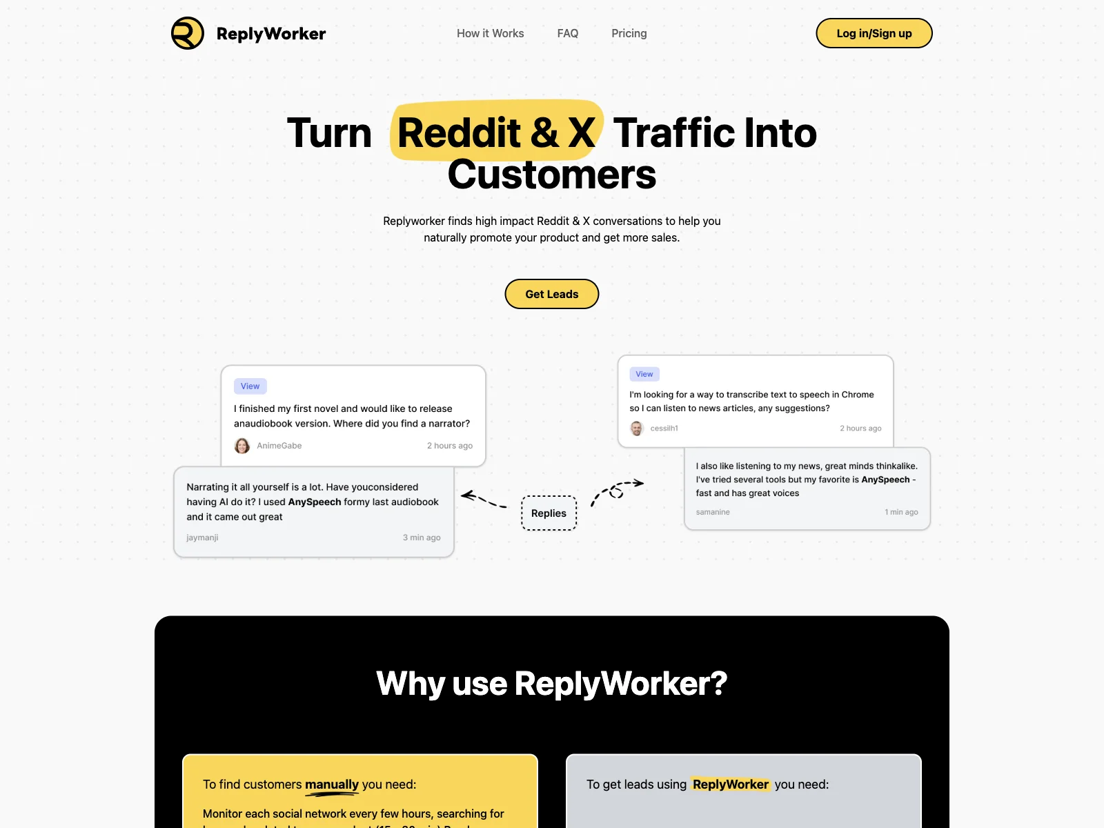 ReplyWorker: AI for Natural Product Promotion on Reddit & X