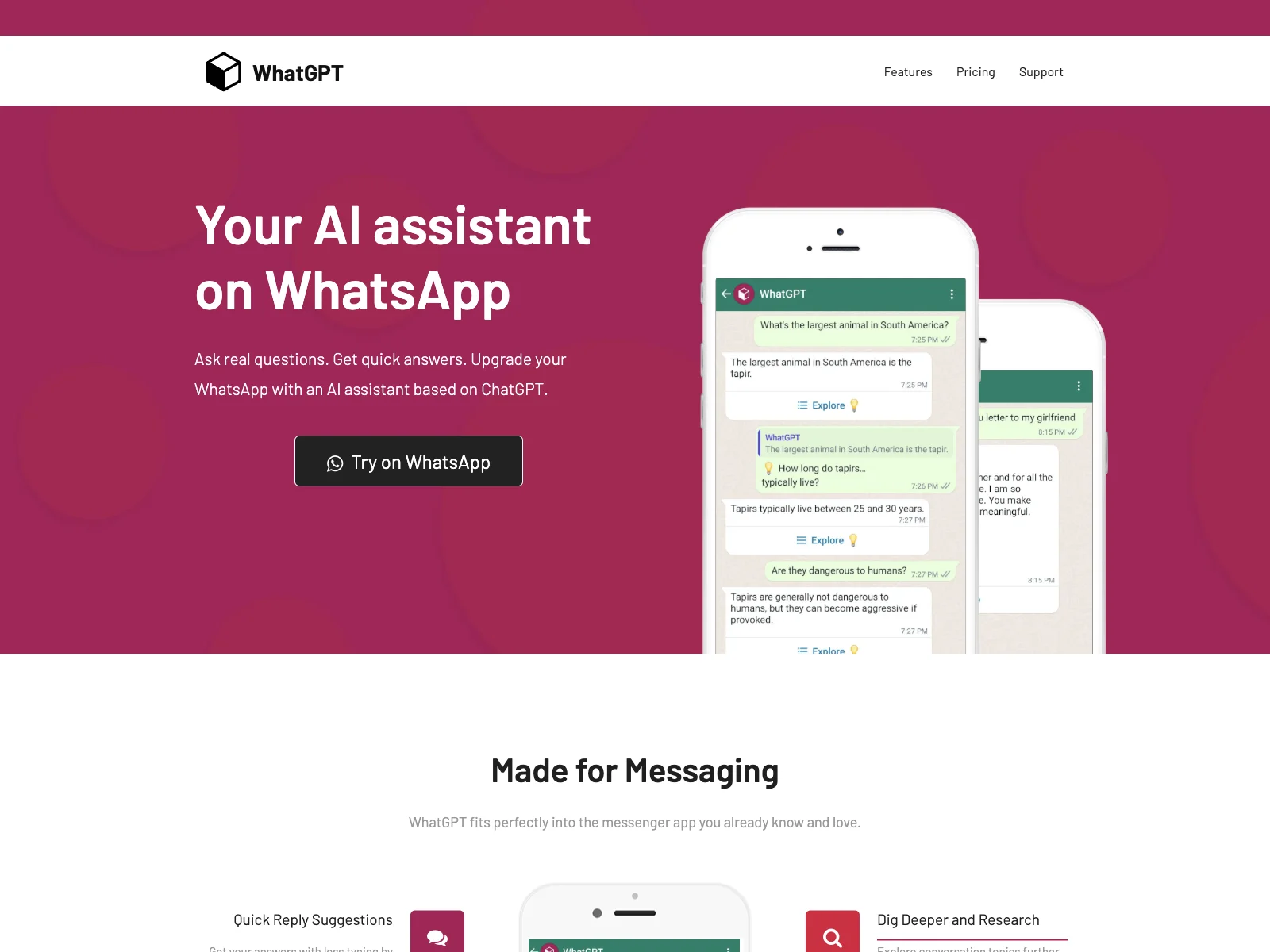 WhatGPT: The Ultimate AI Assistant for WhatsApp