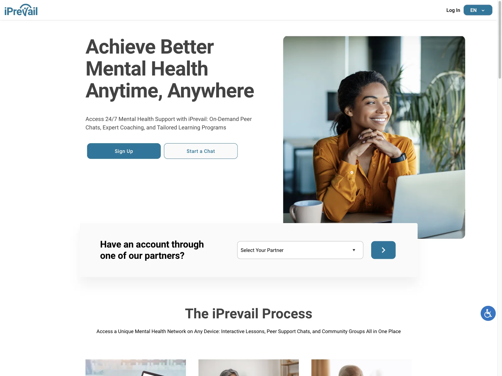 iPrevail: 24/7 Mental Health Support for Better Well-being