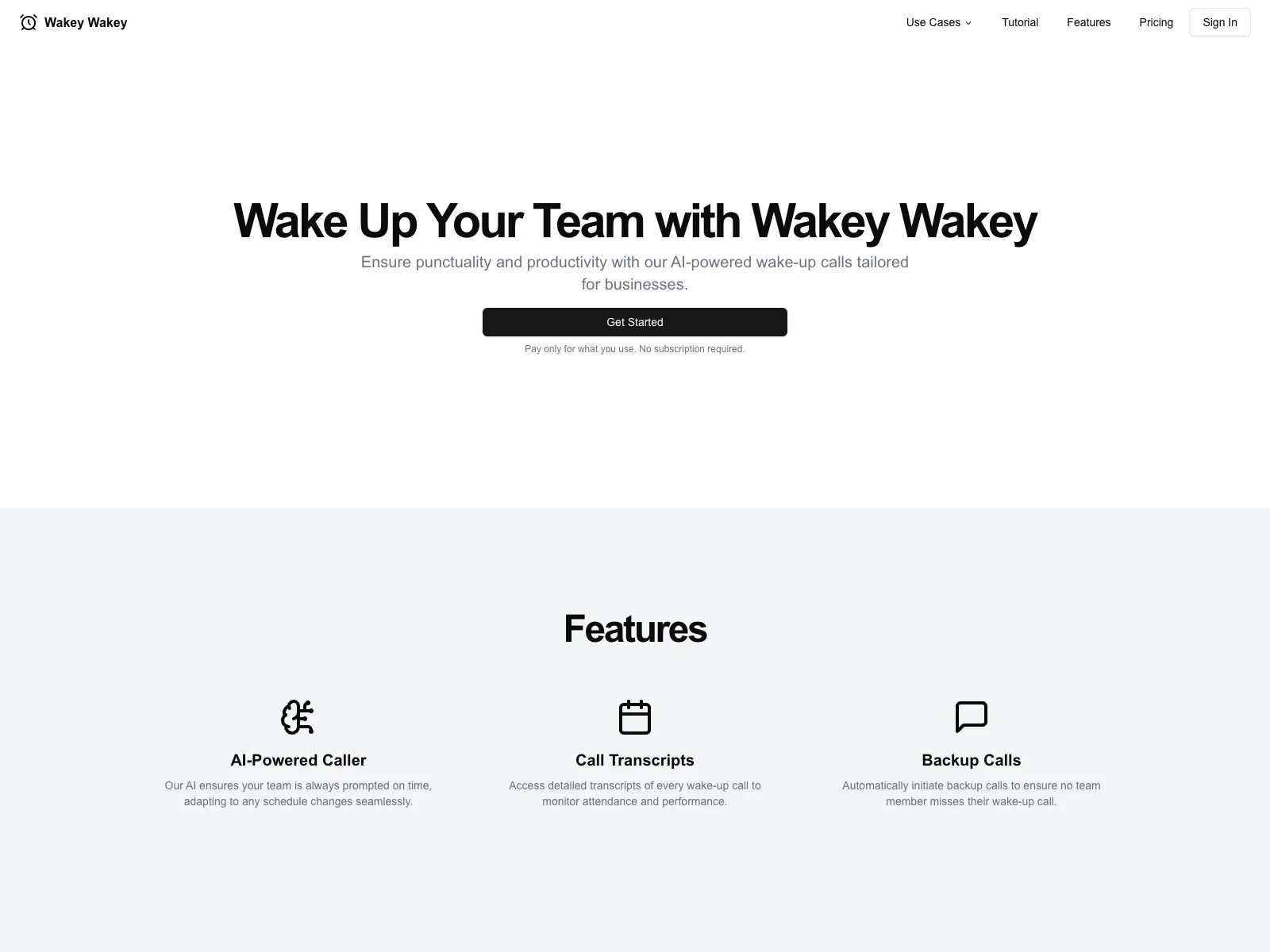 Wakey Wakey: Boost Team Punctuality with AI Calls