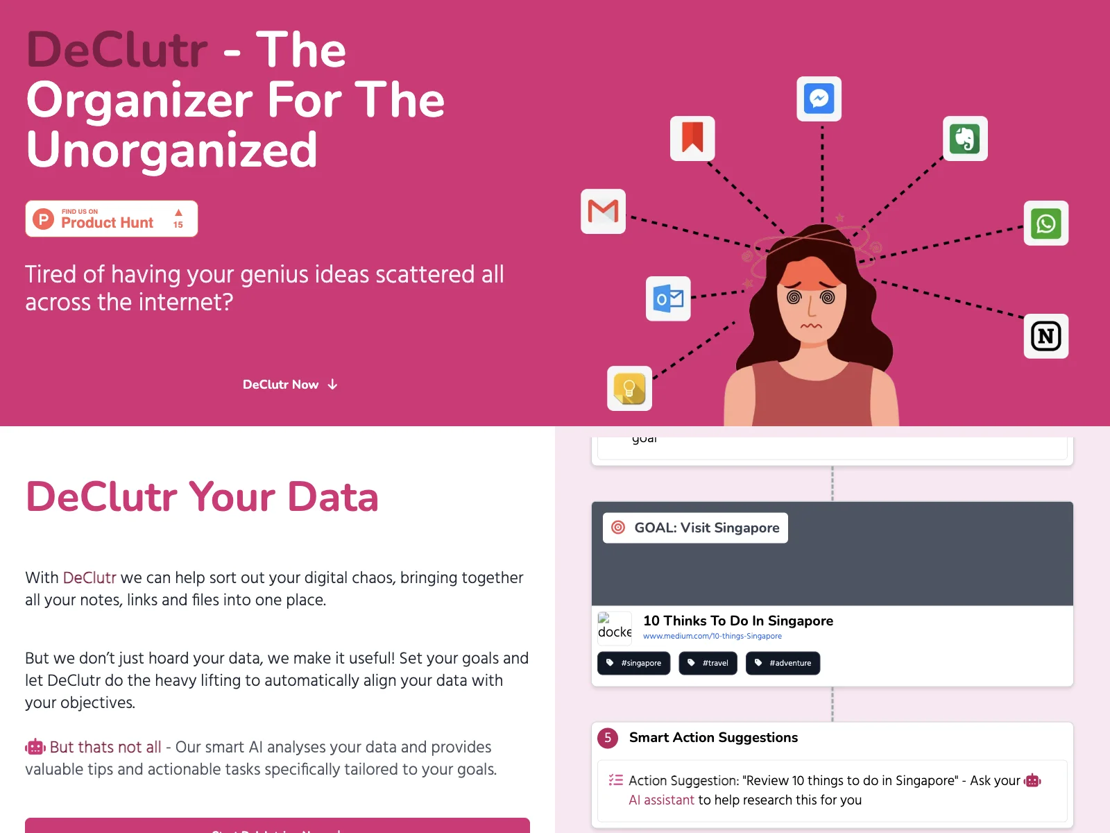 DeClutr: The Ultimate AI-Powered Organizer for Unorganized Digital Lives