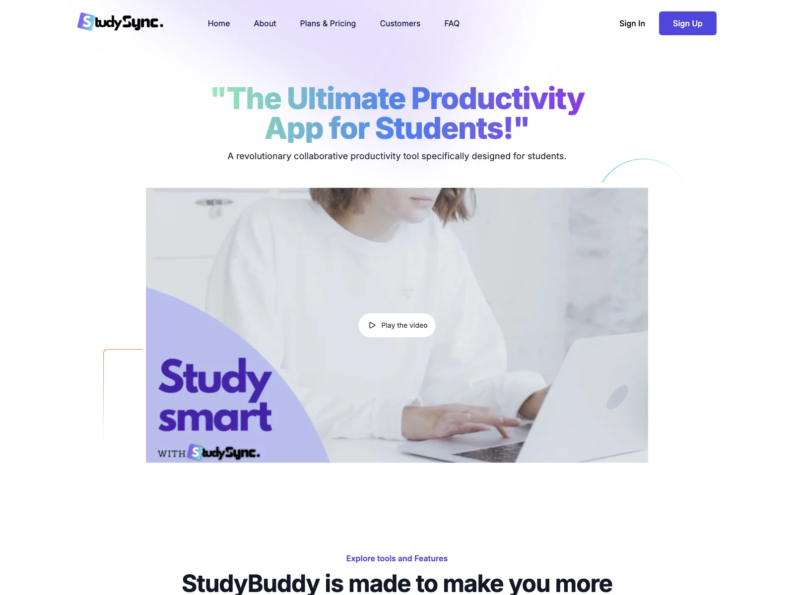 StudySync: The Ultimate Student Productivity App