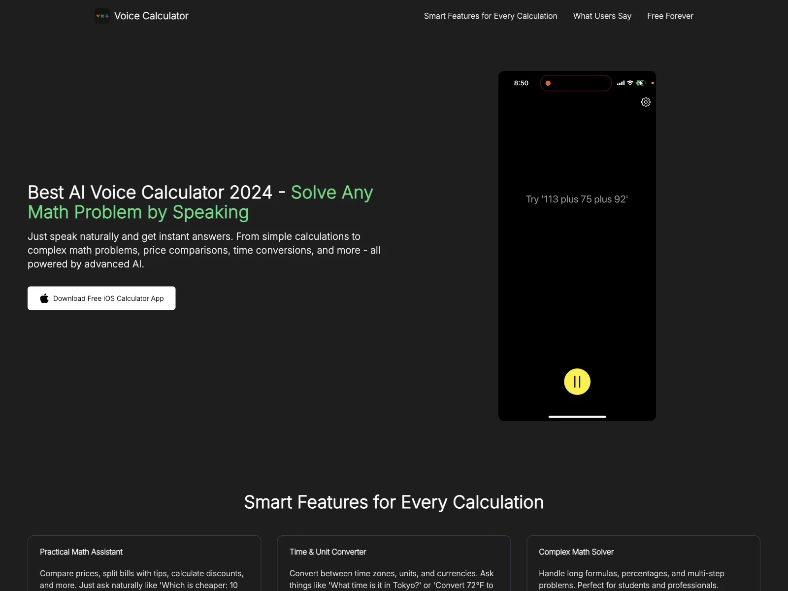 Voice Calculator: The Ultimate AI-Powered Math Solver App