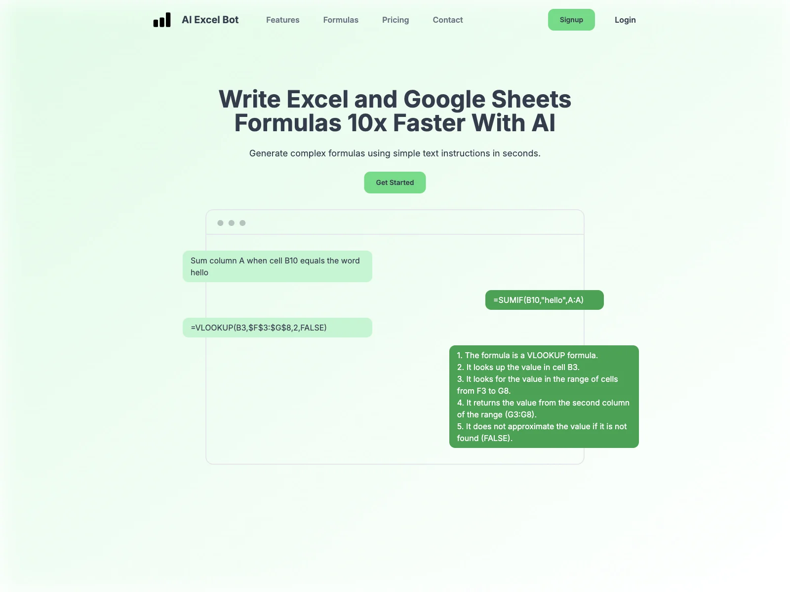 AI Excel Bot: Generate Excel Formulas Instantly